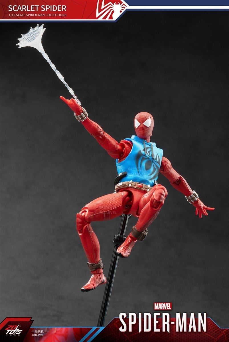 SPECIAL ORDER ZD Toys - 7 Inch X Series - Spider-Man: Across the Spider-Verse - Spider-Man: Scarlet Spider 1/10 [JP]