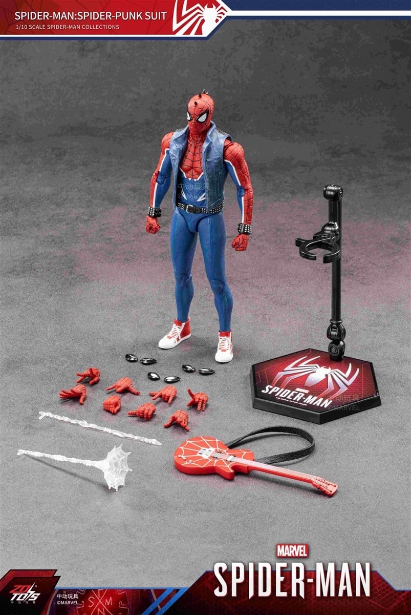 SPECIAL ORDER ZD Toys - 7 Inch X Series - Spider-Man: Across the Spider-Verse - Spider-Punk Suit 1/10 [JP]