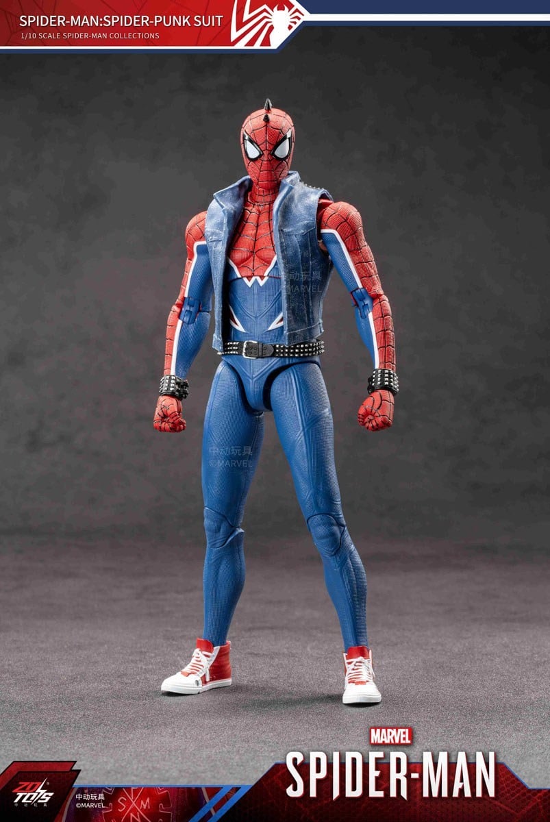 SPECIAL ORDER ZD Toys - 7 Inch X Series - Spider-Man: Across the Spider-Verse - Spider-Punk Suit 1/10 [JP]