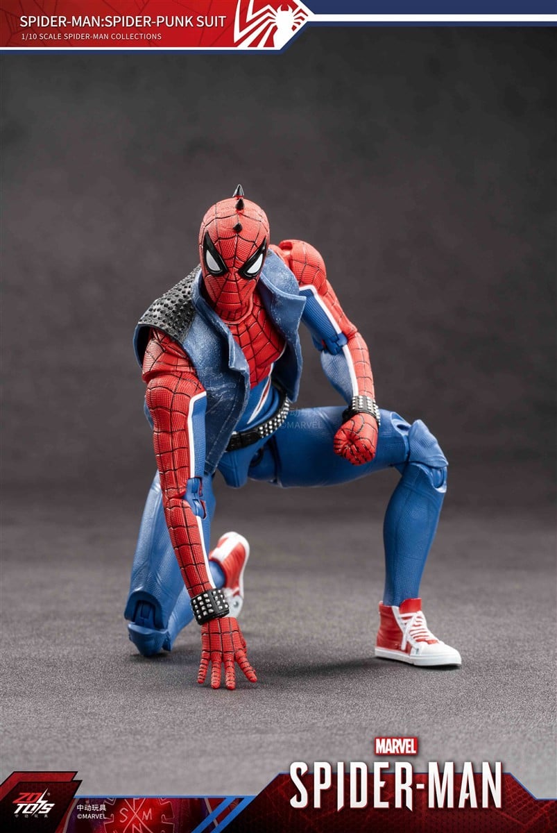 SPECIAL ORDER ZD Toys - 7 Inch X Series - Spider-Man: Across the Spider-Verse - Spider-Punk Suit 1/10 [JP]