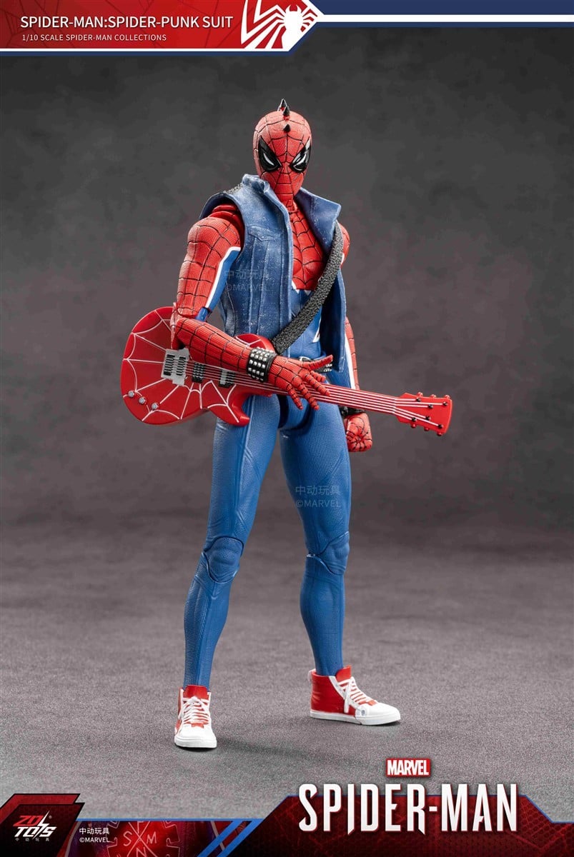 SPECIAL ORDER ZD Toys - 7 Inch X Series - Spider-Man: Across the Spider-Verse - Spider-Punk Suit 1/10 [JP]