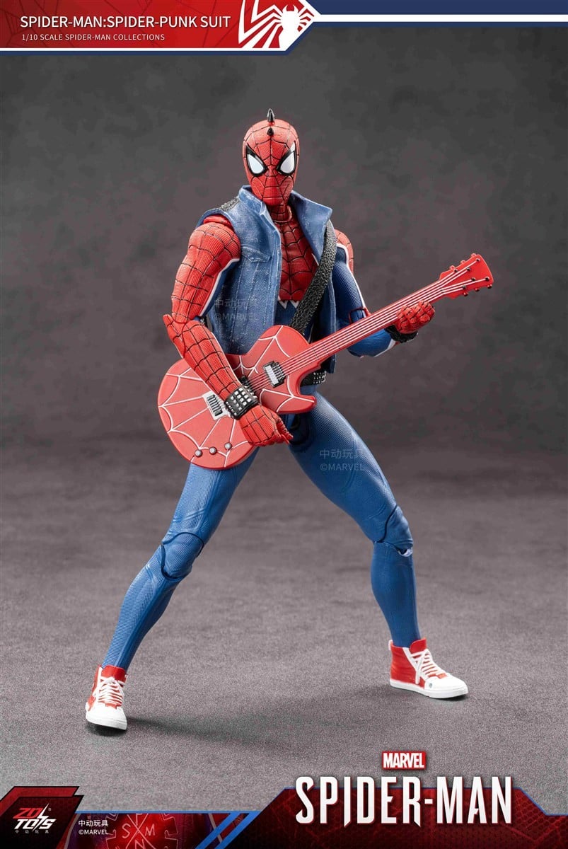 SPECIAL ORDER ZD Toys - 7 Inch X Series - Spider-Man: Across the Spider-Verse - Spider-Punk Suit 1/10 [JP]