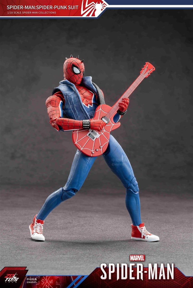 SPECIAL ORDER ZD Toys - 7 Inch X Series - Spider-Man: Across the Spider-Verse - Spider-Punk Suit 1/10 [JP]