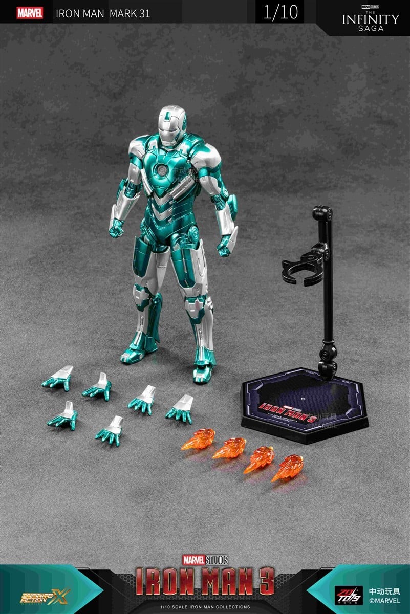SPECIAL ORDER ZD Toys - 7 Inch X Series - Iron Man 3 - Iron Man MK31 1/10 [JP]