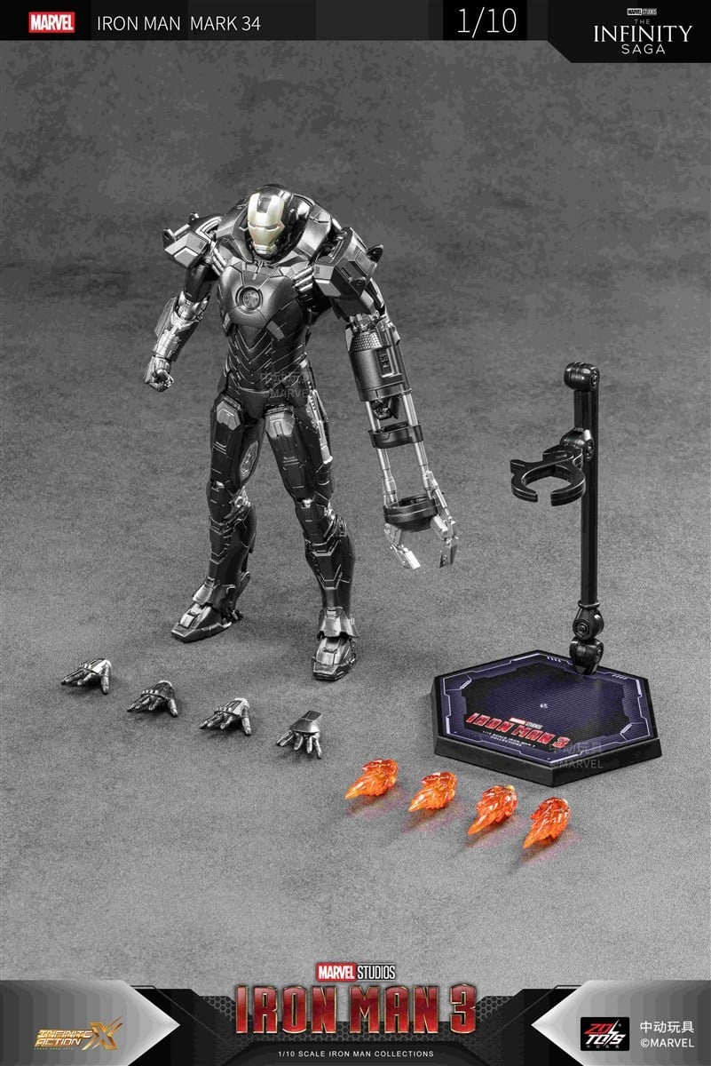 SPECIAL ORDER ZD Toys - 7 Inch X Series - Iron Man 3 - Iron Man MK34 1/10 [JP]