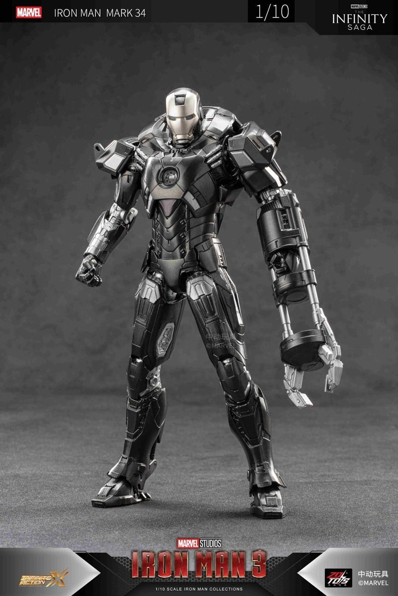 SPECIAL ORDER ZD Toys - 7 Inch X Series - Iron Man 3 - Iron Man MK34 1/10 [JP]