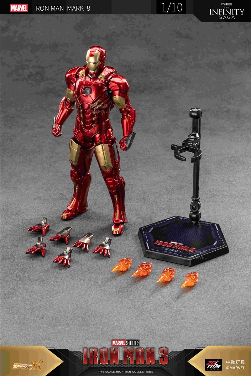 SPECIAL ORDER ZD Toys - 7 Inch X Series - Iron Man 3 - Iron Man MK8 1/10 [JP]