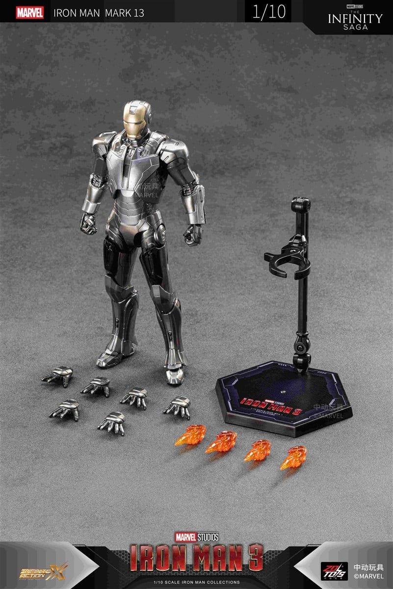 SPECIAL ORDER ZD Toys - 7 Inch X Series - Iron Man 3 - Iron Man MK13 1/10 [JP]