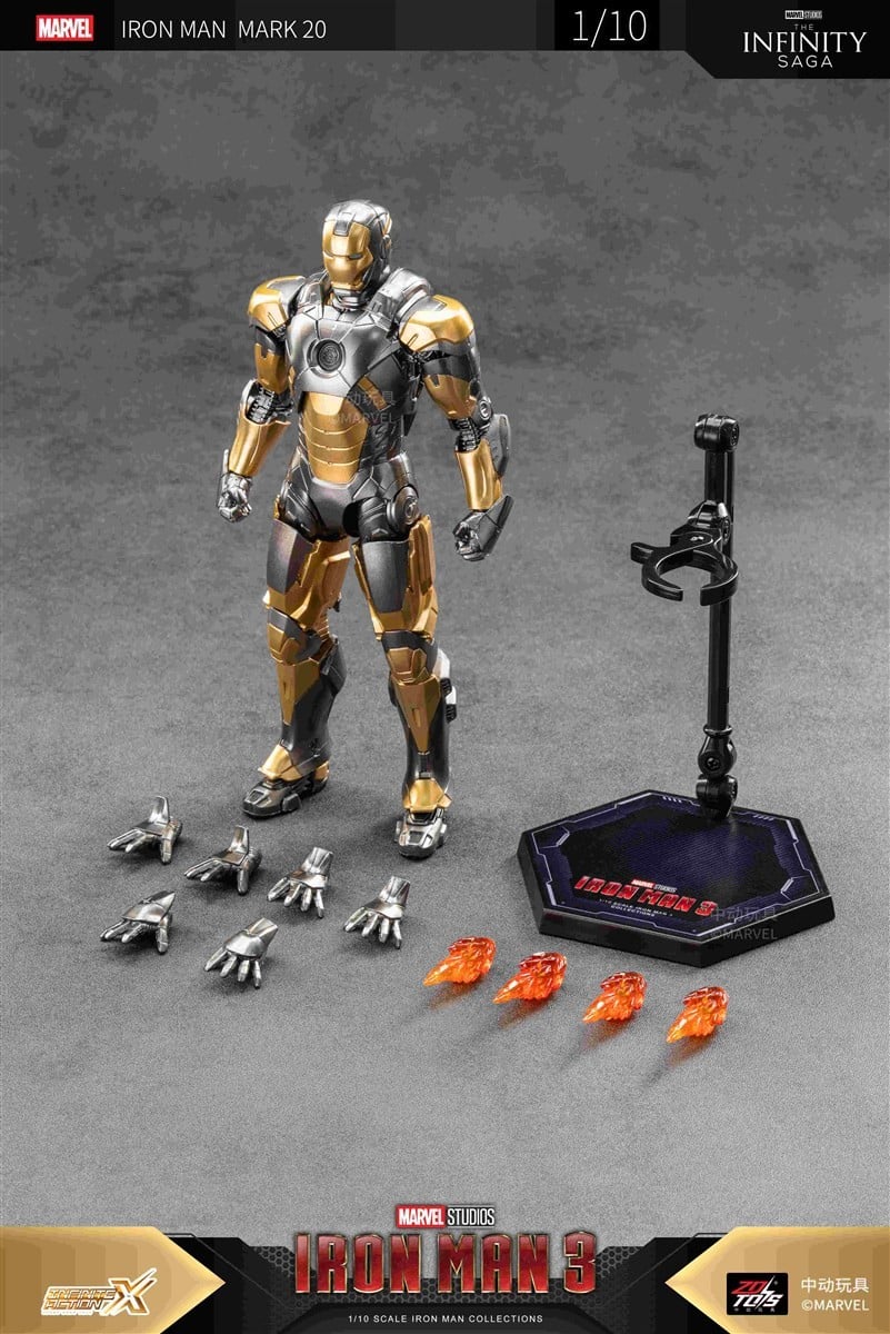 SPECIAL ORDER ZD Toys - 7 Inch X Series - Iron Man 3 - Iron Man MK20 1/10 [JP]