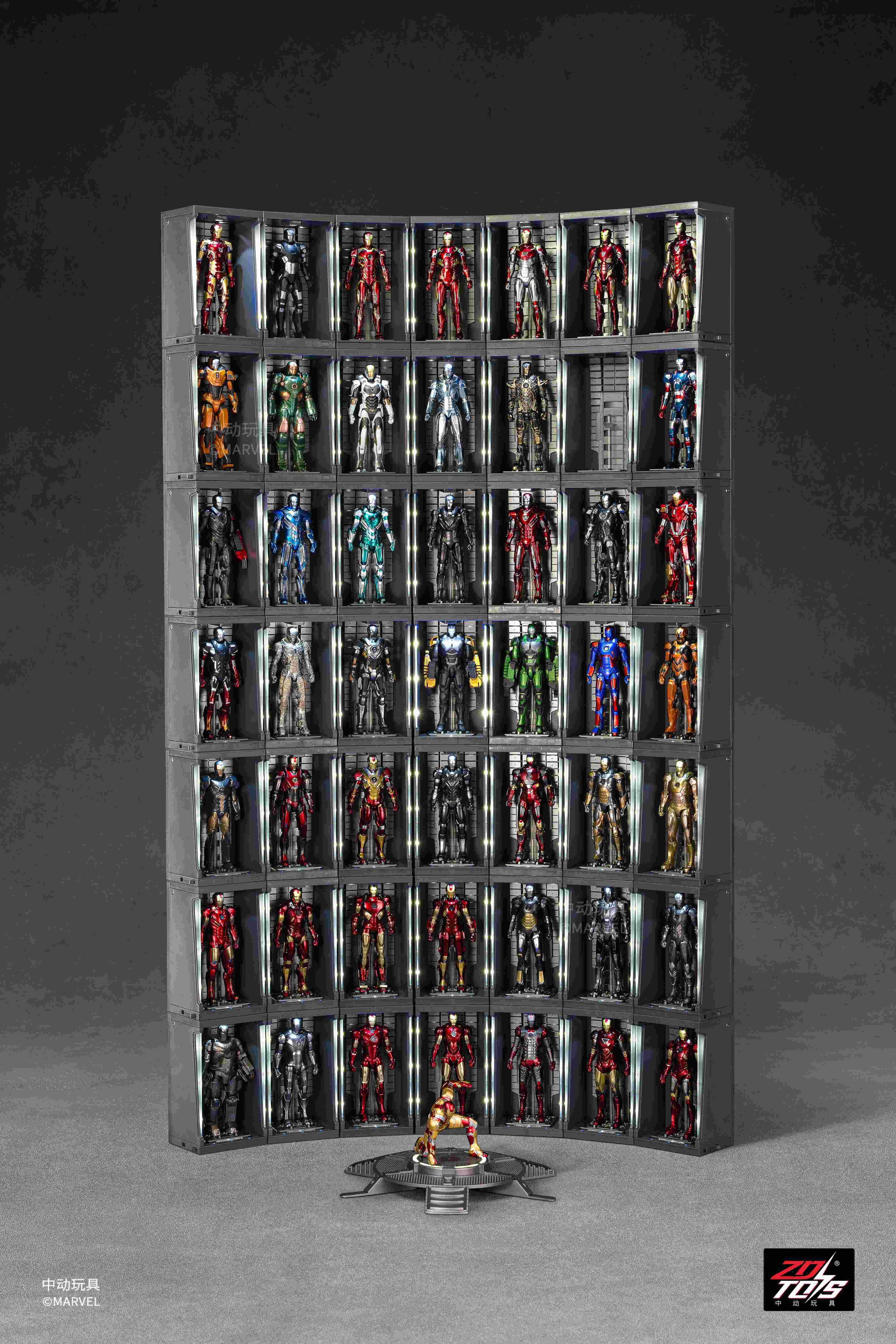 SPECIAL ORDER ZD Toys - 7 Inch Series - Marvel: Avengers - Iron Man MK50 + Hall of Armor [JP]