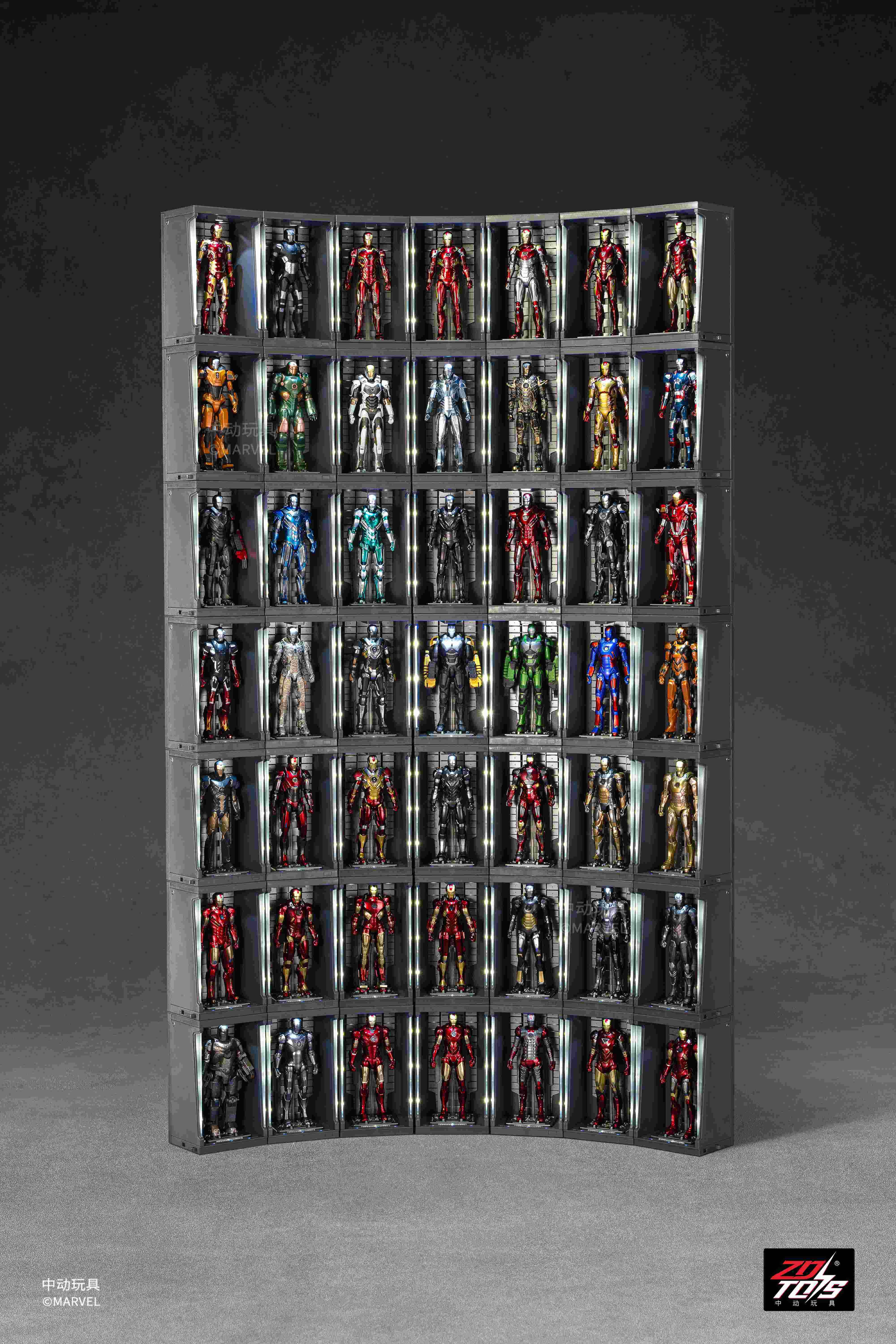 SPECIAL ORDER ZD Toys - 7 Inch Series - Marvel: Avengers - Iron Man MK85 + Hall of Armor [JP]