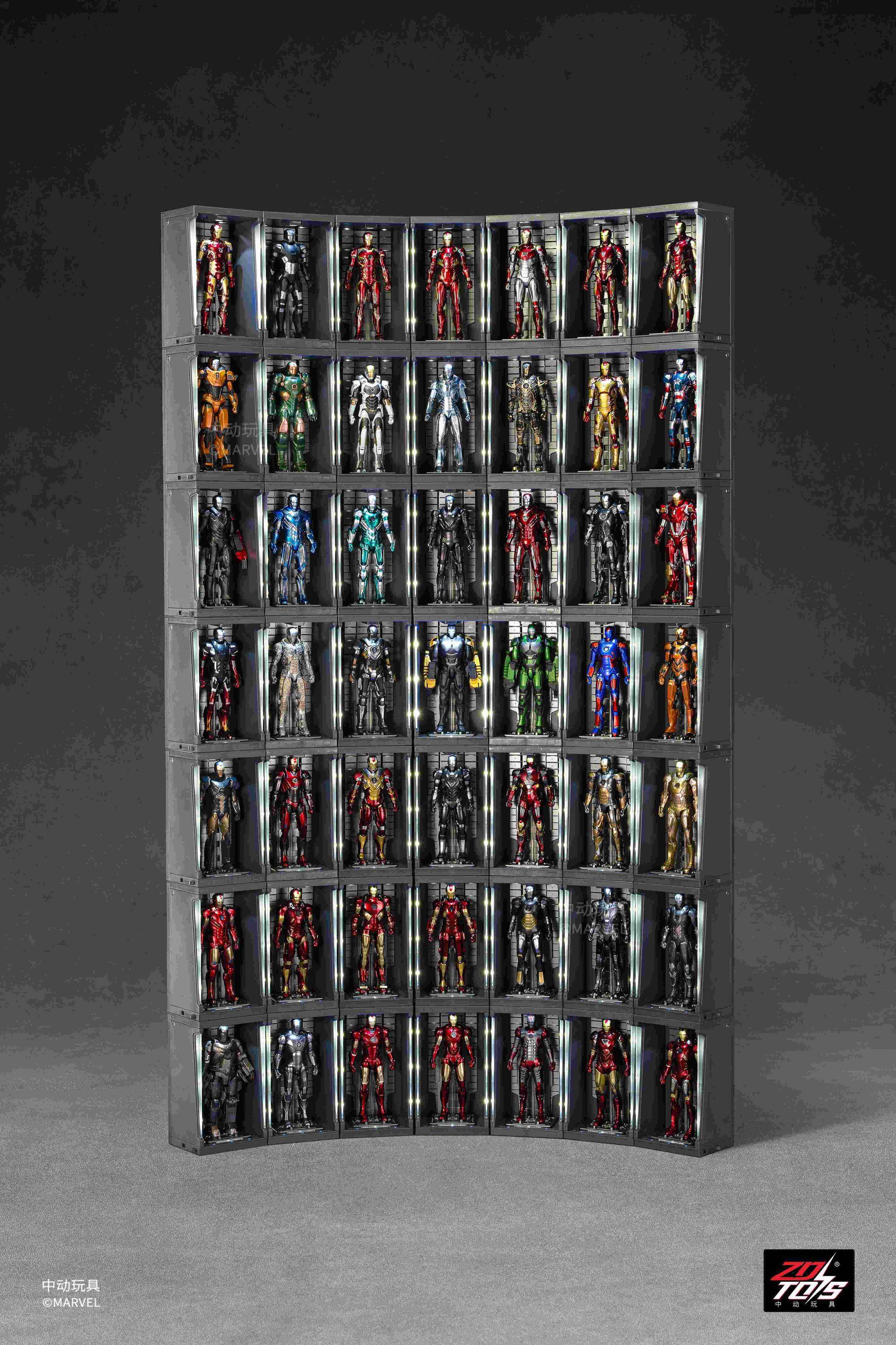 SPECIAL ORDER ZD Toys - 7 Inch Series - Marvel: Avengers - Iron Patriot + Hall of Armor [JP]
