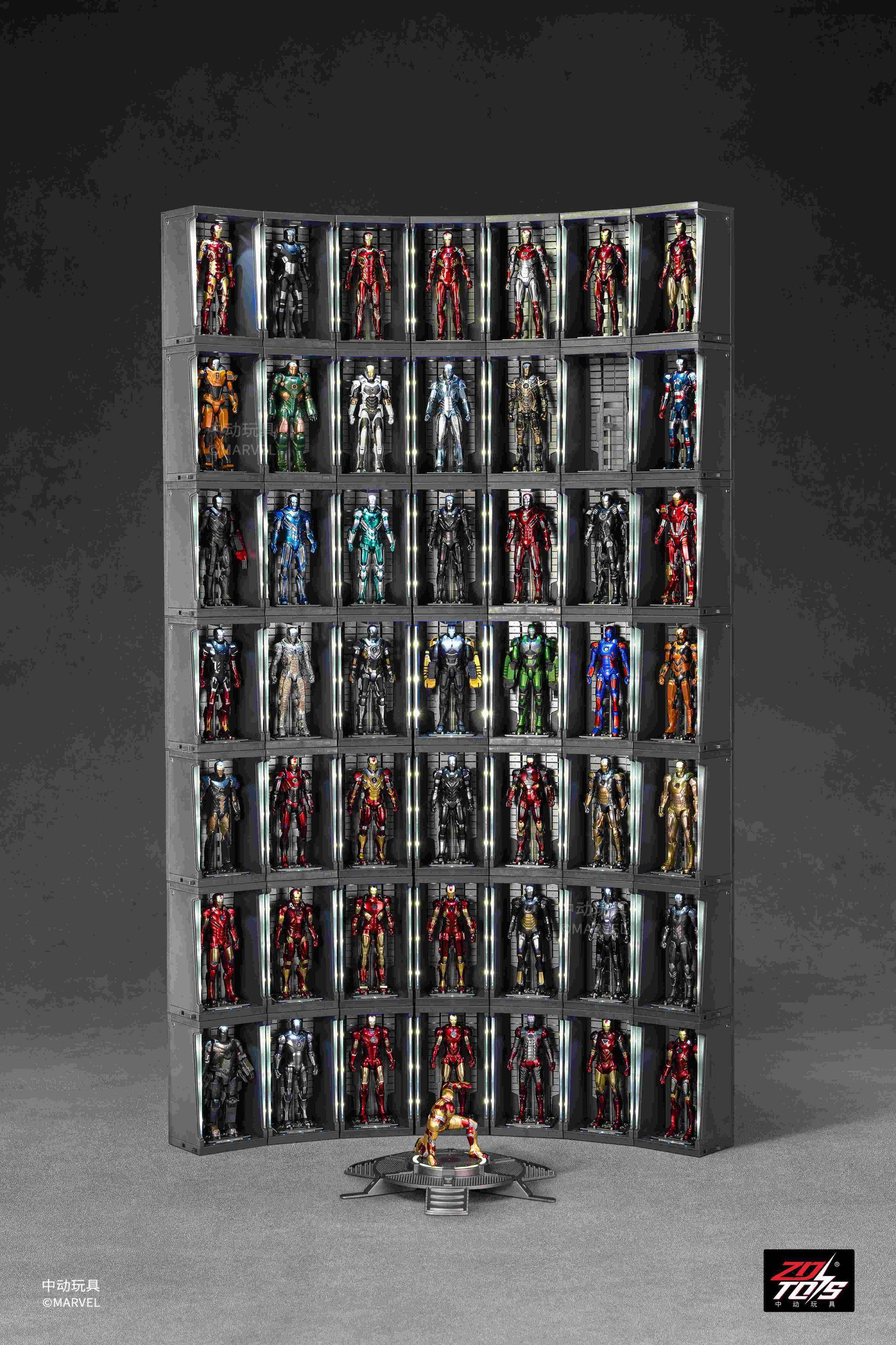 SPECIAL ORDER ZD Toys - 7 Inch Series - Marvel: Avengers - Iron Patriot + Hall of Armor [JP]