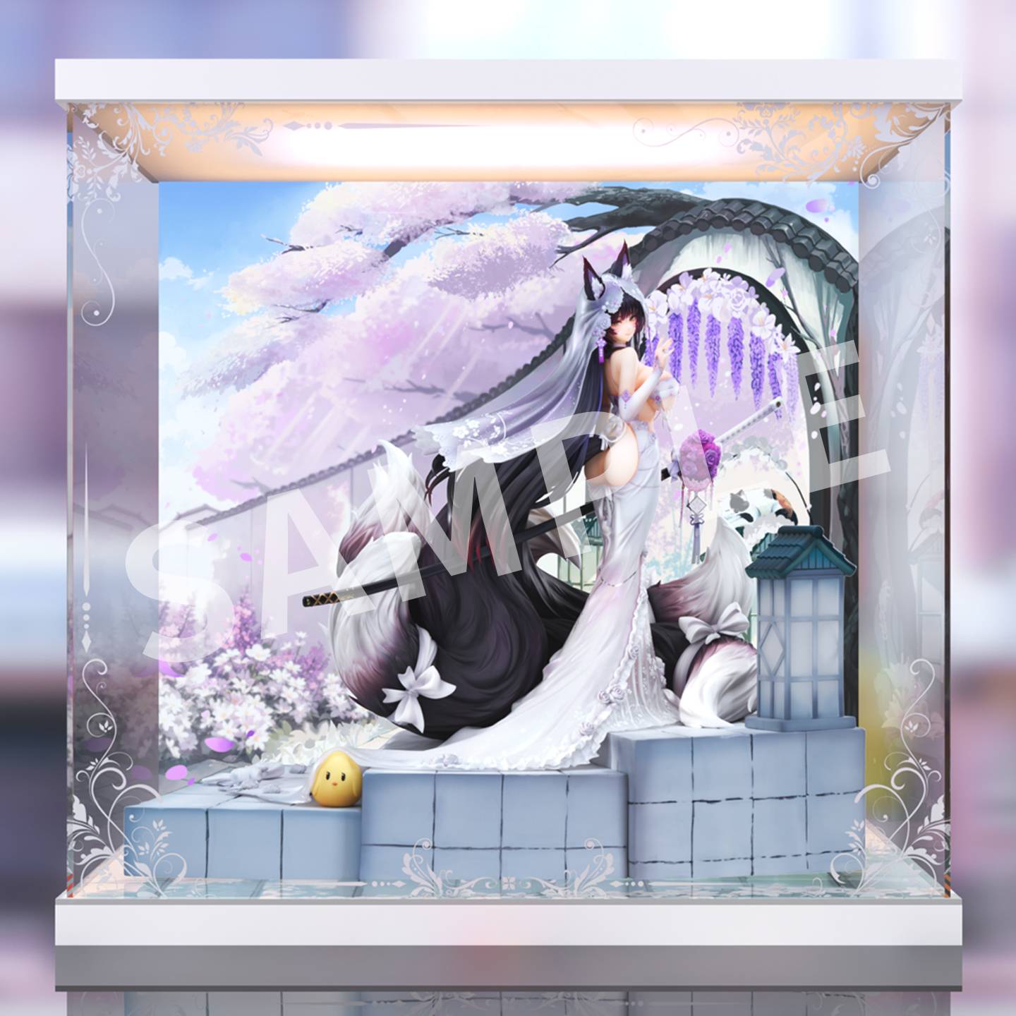 SPECIAL ORDER APEX - Azur Lane - Musashi: Purest Wisteria Ver. with LED Acrylic Display Case Special Edition 1/7 [JP]