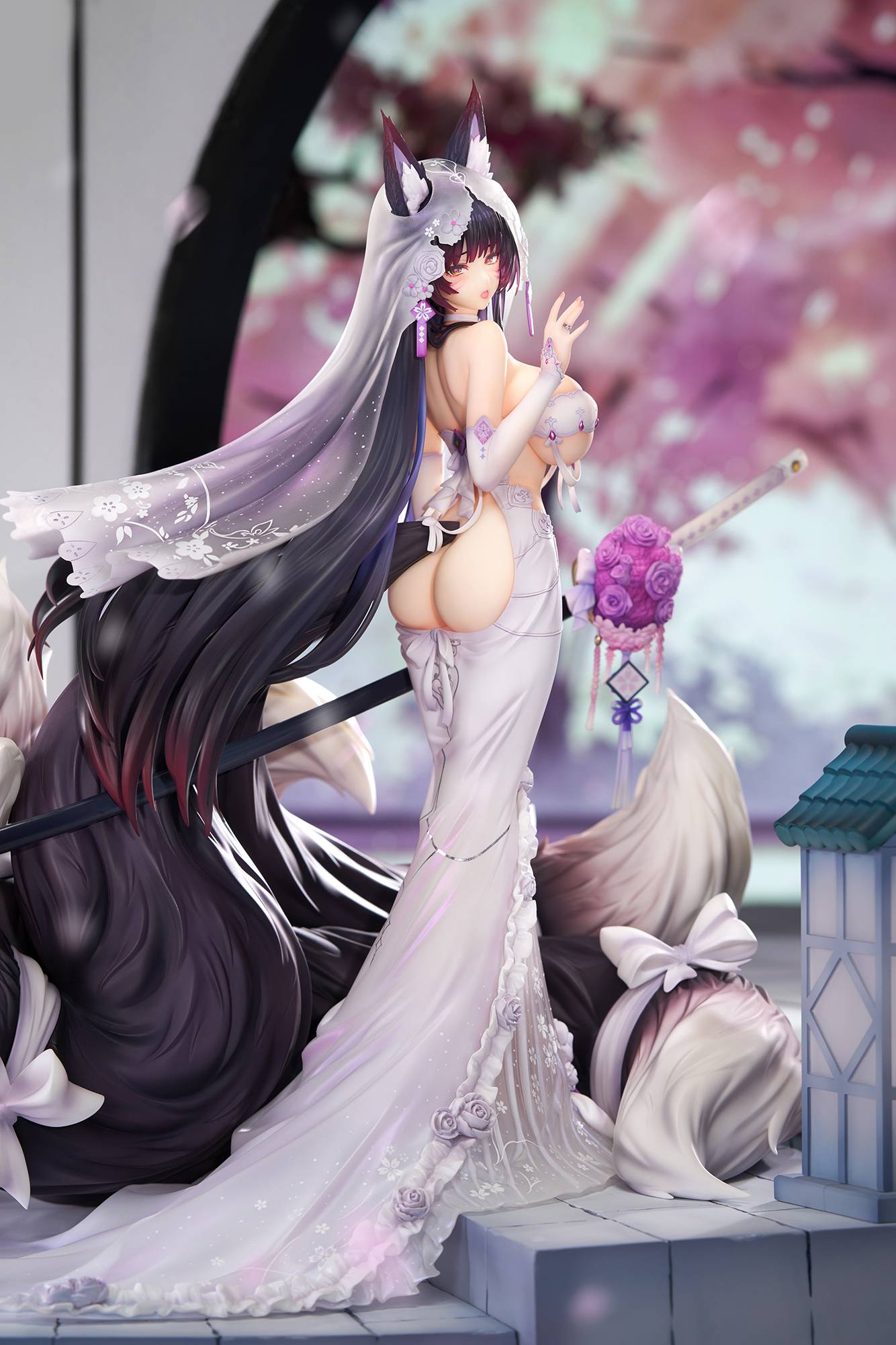 SPECIAL ORDER APEX - Azur Lane - Musashi: Purest Wisteria Ver. with LED Acrylic Display Case Special Edition 1/7 [JP]