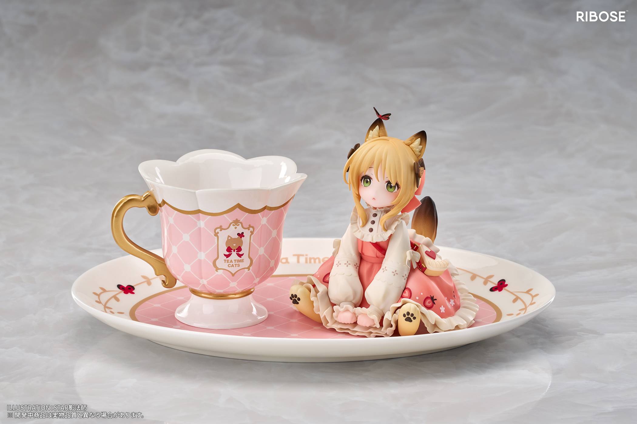 SPECIAL ORDER RIBOSE - DLC Series - Tea Time Cats - Orange Cat [JP]