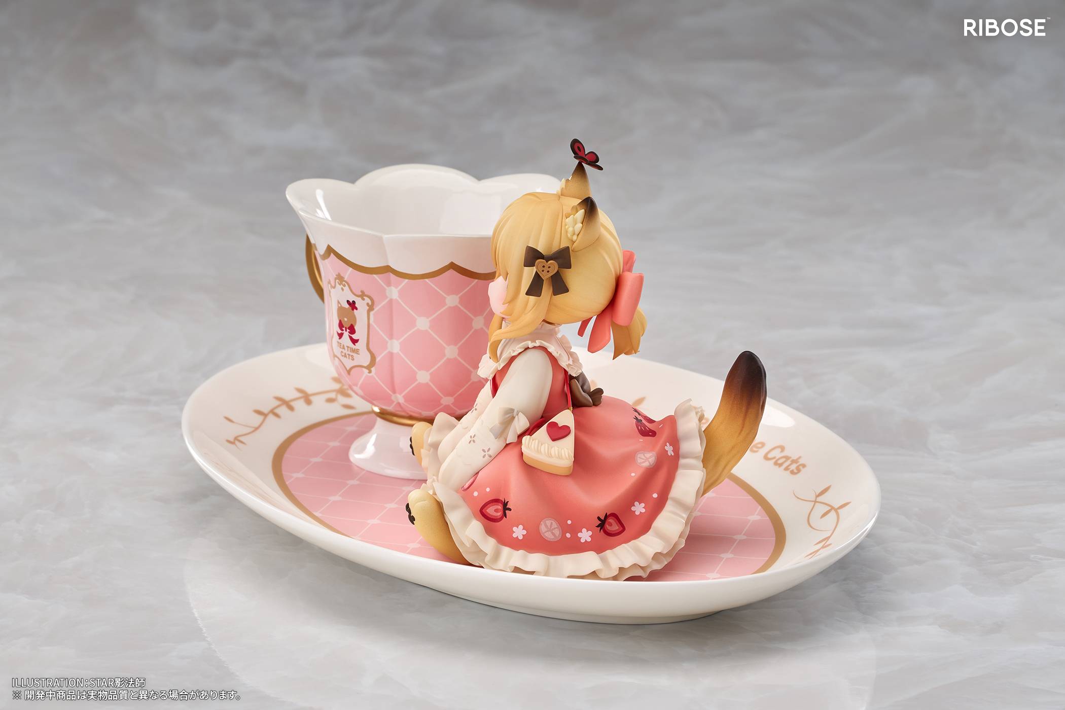 SPECIAL ORDER RIBOSE - DLC Series - Tea Time Cats - Orange Cat [JP]