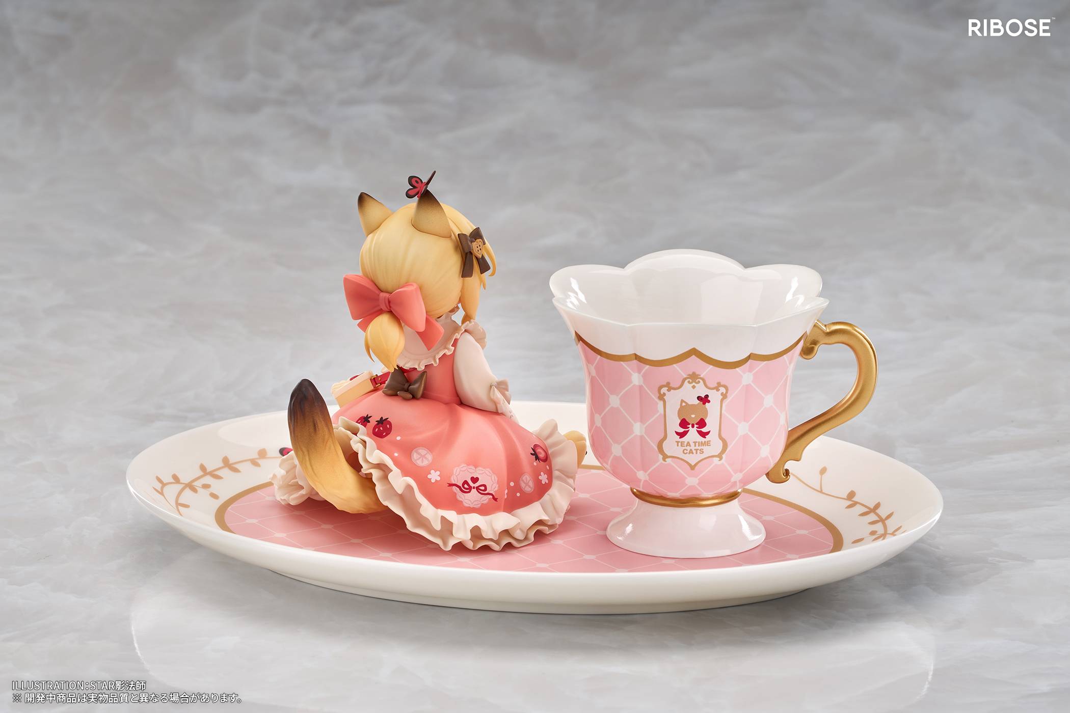 SPECIAL ORDER RIBOSE - DLC Series - Tea Time Cats - Orange Cat [JP]