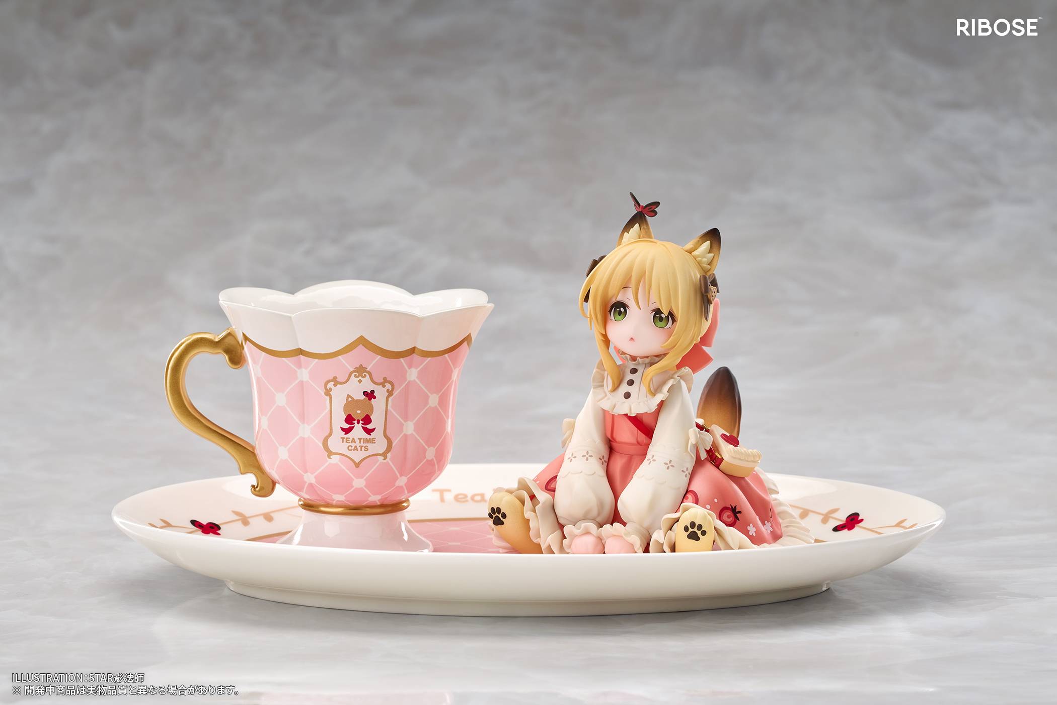 SPECIAL ORDER RIBOSE - DLC Series - Tea Time Cats - Orange Cat [JP]