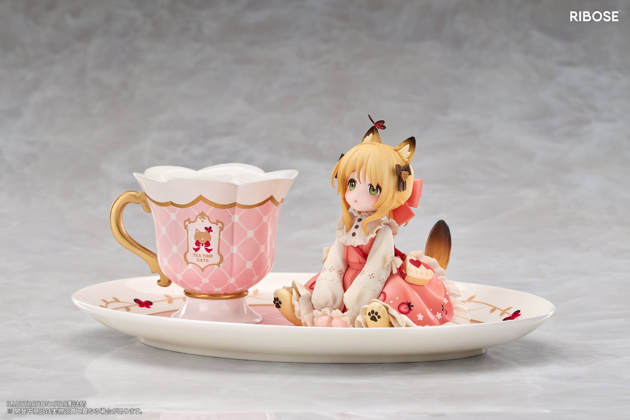 SPECIAL ORDER RIBOSE - DLC Series - Tea Time Cats - Orange Cat [JP]