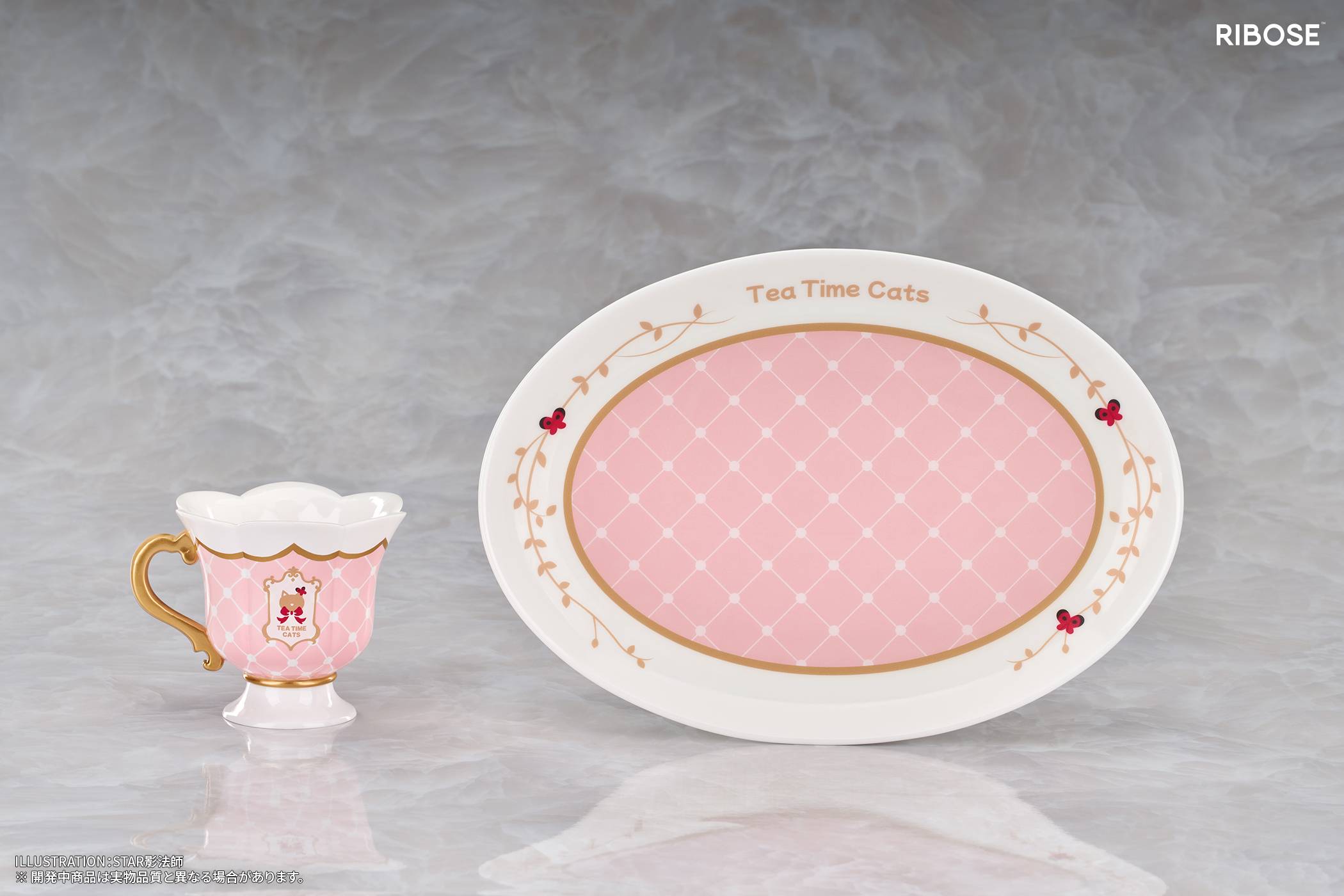 SPECIAL ORDER RIBOSE - DLC Series - Tea Time Cats - Orange Cat [JP]