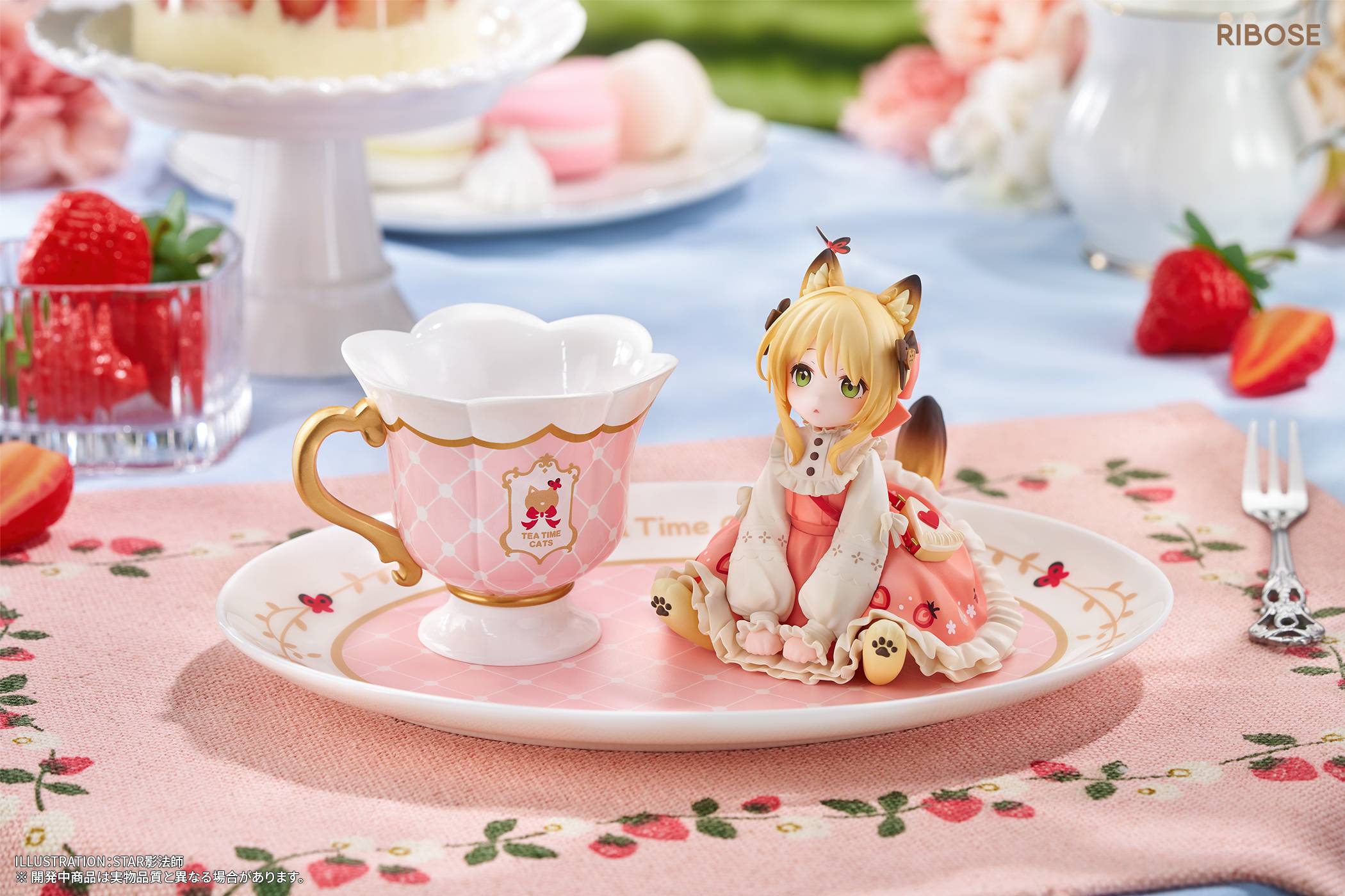 SPECIAL ORDER RIBOSE - DLC Series - Tea Time Cats - Orange Cat [JP]