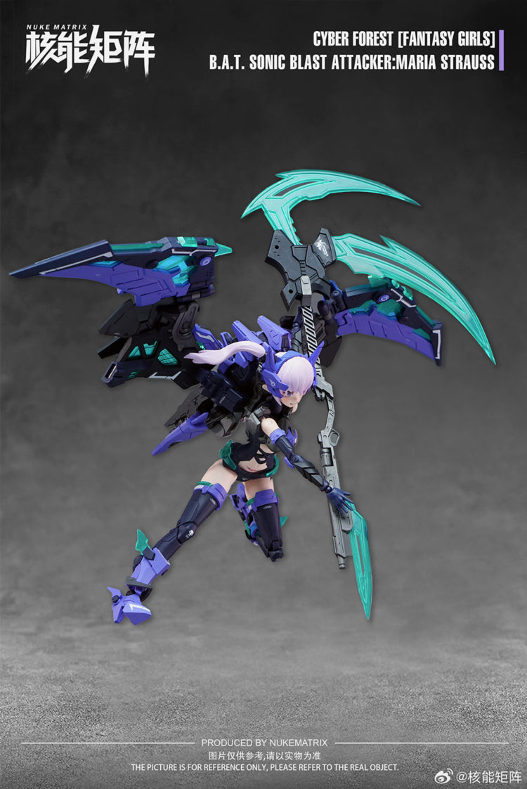 PRE-ORDER Nuke Matrix - Cyber Forest FANTASY GIRLS - B.A.T. SONIC BLAST ATTACKER: MARIA STRAUSS