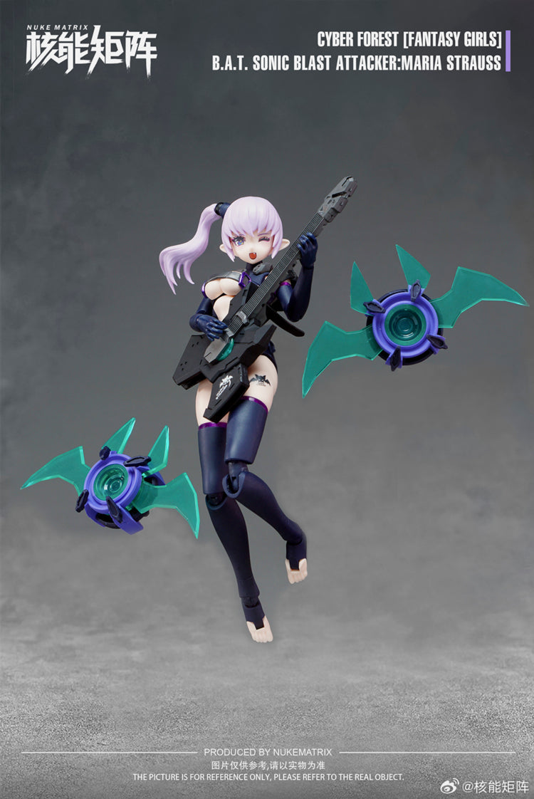 PRE-ORDER Nuke Matrix - Cyber Forest FANTASY GIRLS - B.A.T. SONIC BLAST ATTACKER: MARIA STRAUSS