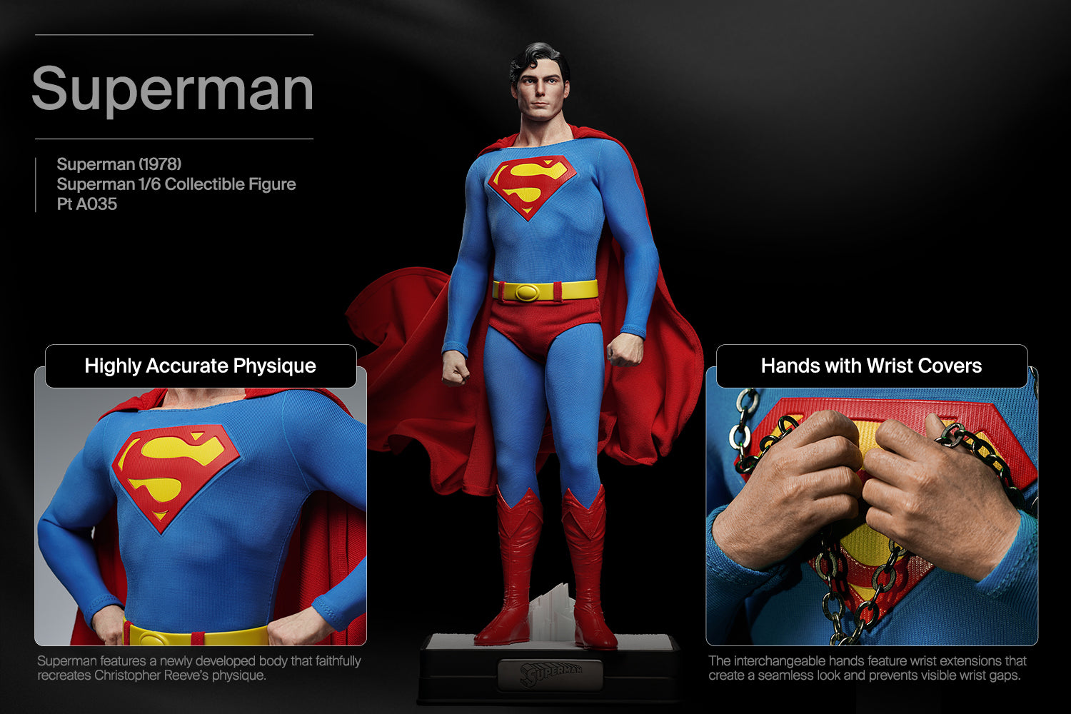 PRE-ORDER INART - Superman 1978 - Superman Reeve: Double Premium Edition 1/6