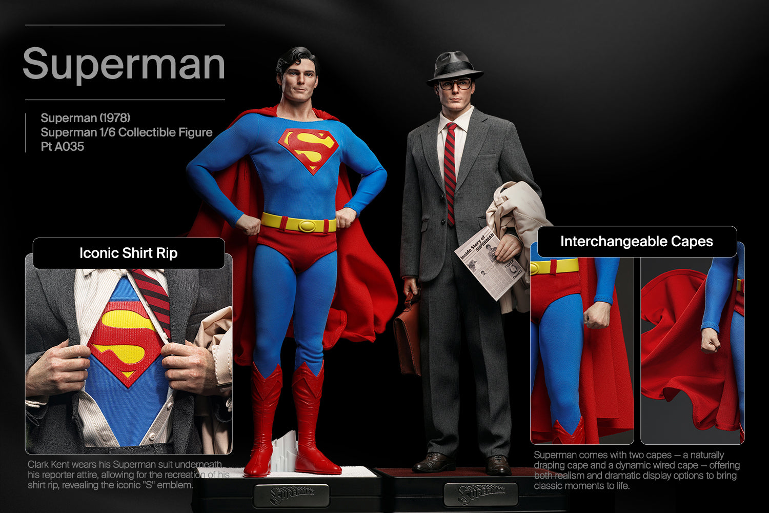 PRE-ORDER INART - Superman 1978 - Superman Reeve: Double Premium Edition 1/6