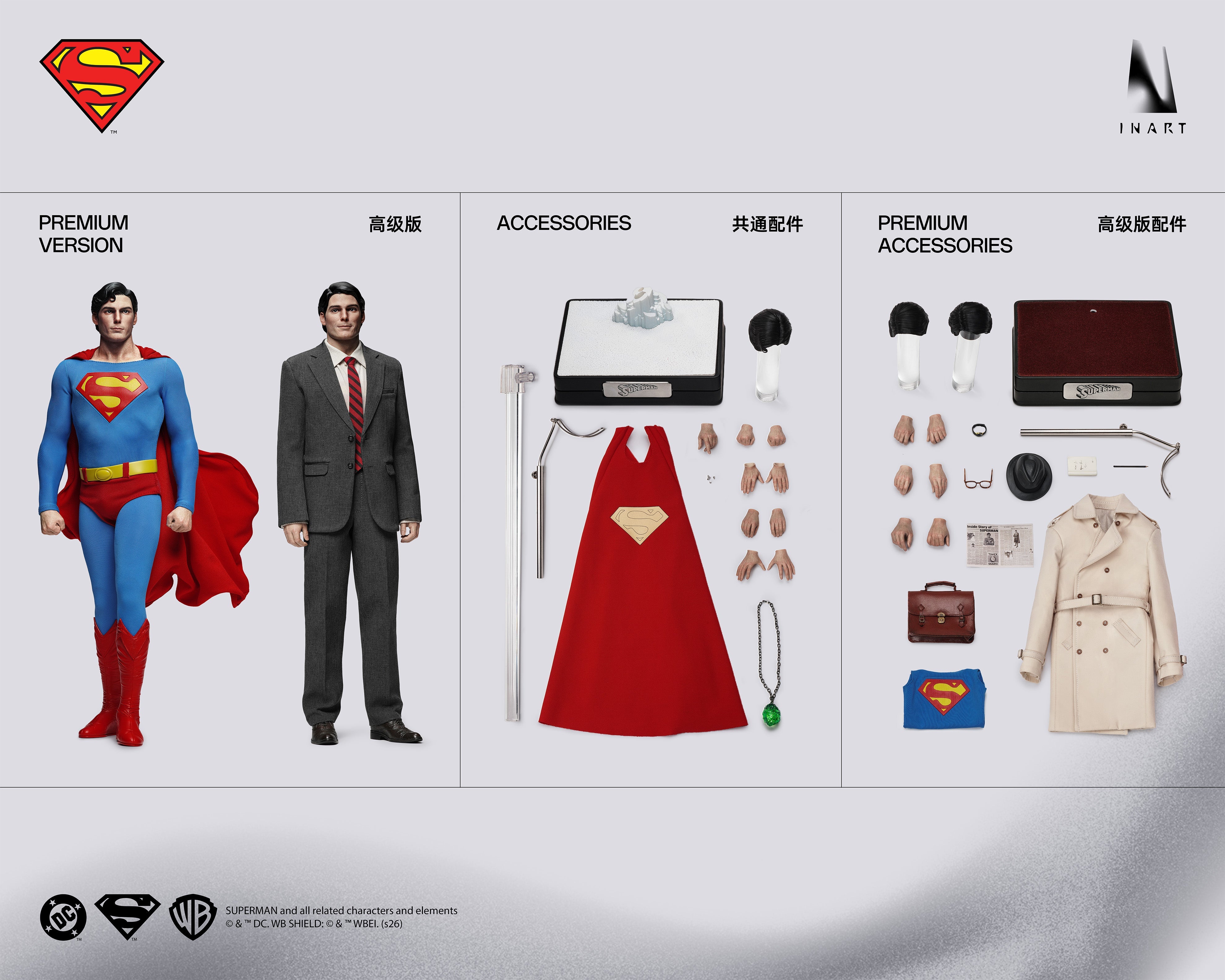 PRE-ORDER INART - Superman 1978 - Superman Reeve: Double Premium Edition 1/6