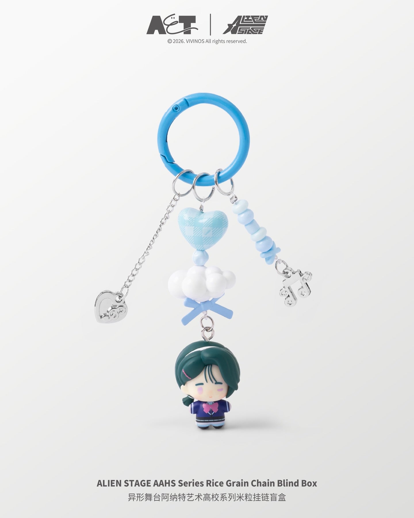 SPECIAL ORDER AET - ALIEN STAGE Anakt Arts High School Mini Keyring [JP]