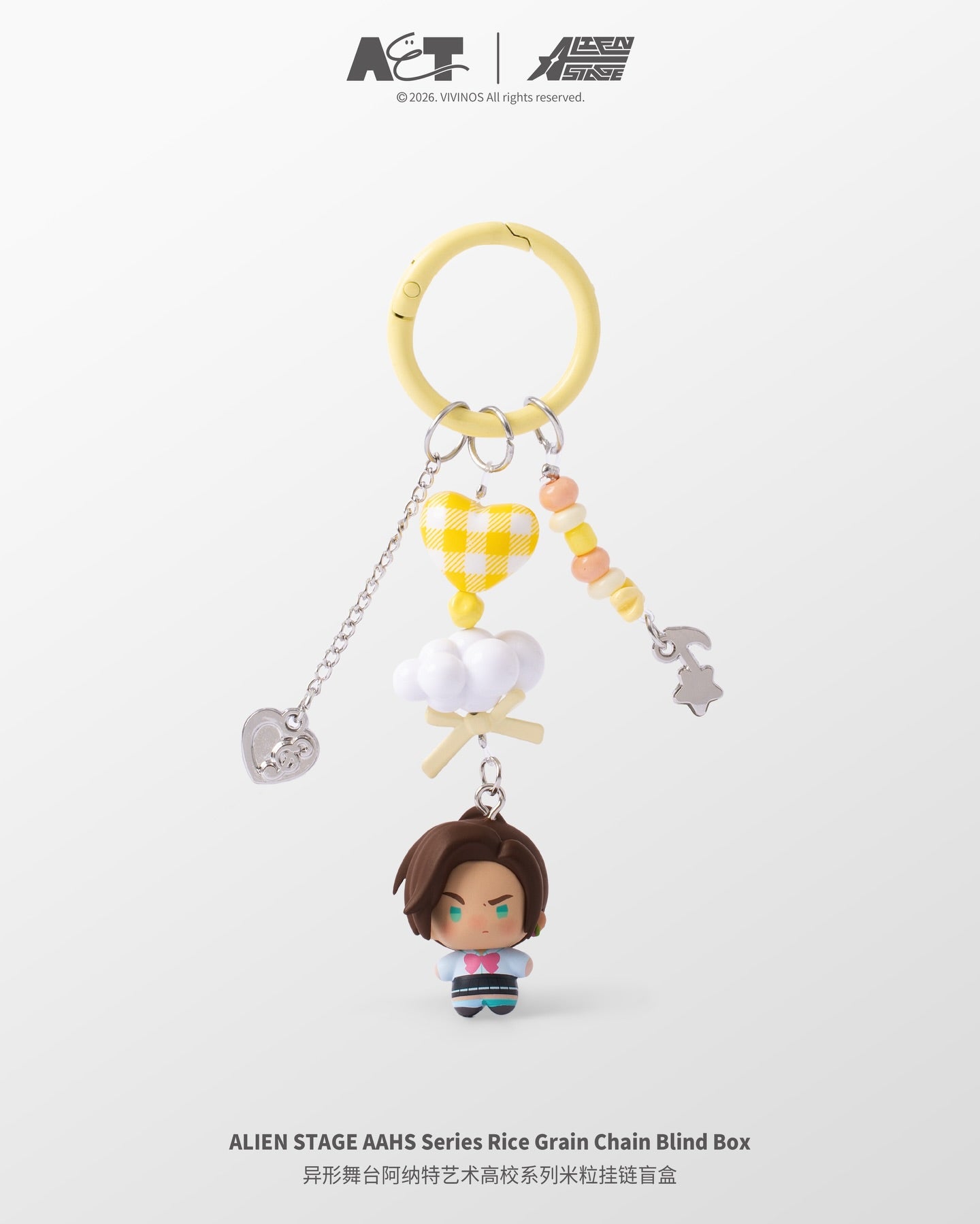 SPECIAL ORDER AET - ALIEN STAGE Anakt Arts High School Mini Keyring [JP]