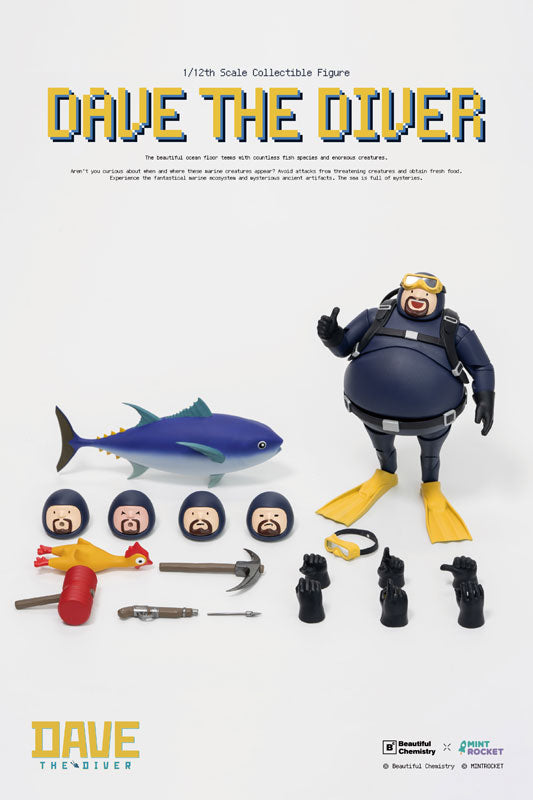 SPECIAL ORDER Underverse - Beautiful Chemistry × Dave The Diver - Dave 1/12 [JP]