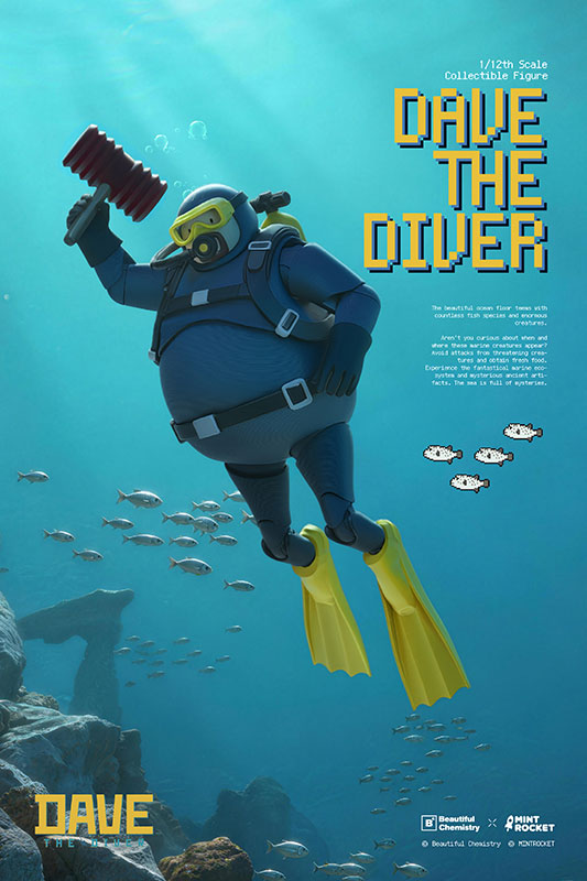 SPECIAL ORDER Underverse - Beautiful Chemistry × Dave The Diver - Dave 1/12 [JP]