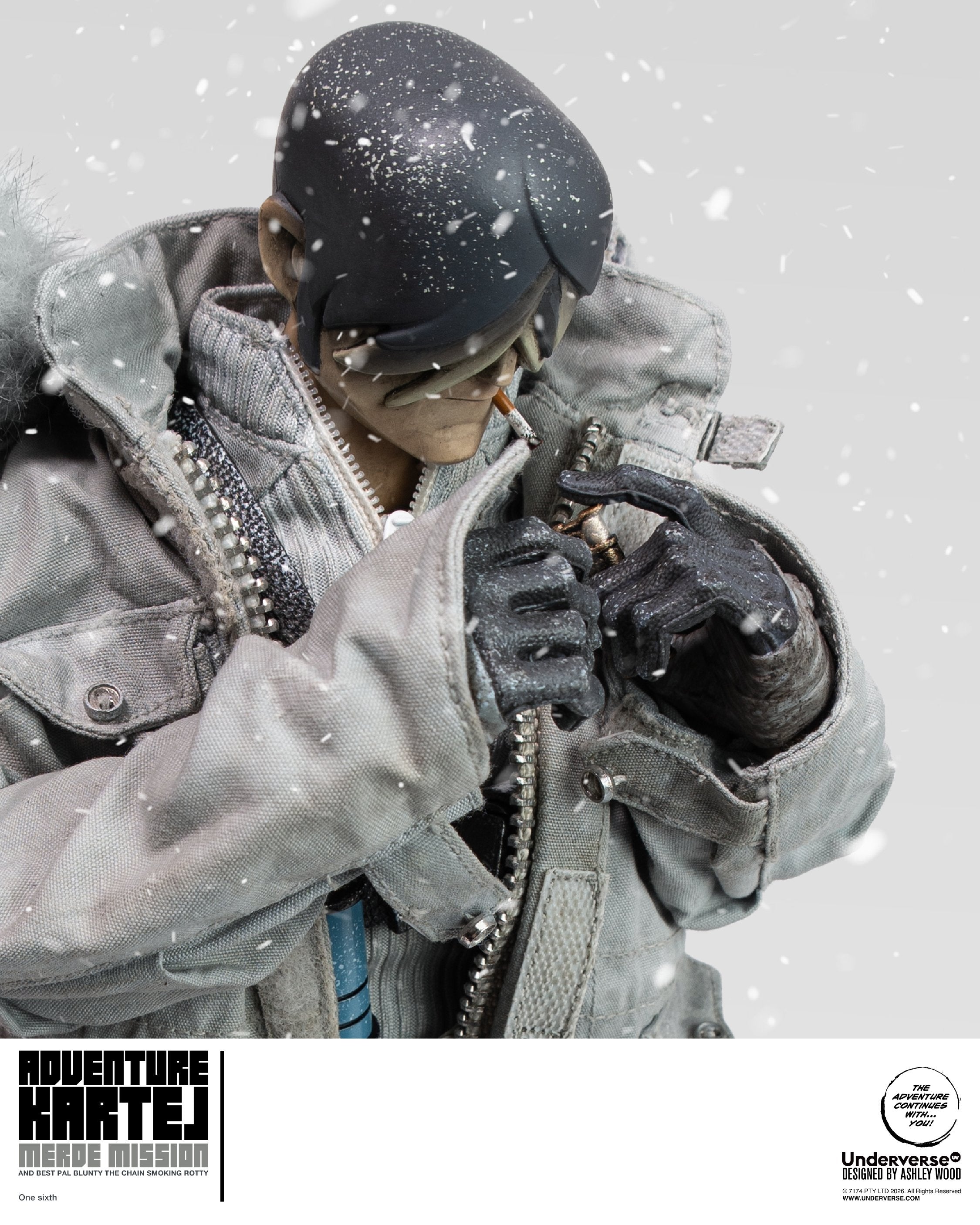 SPECIAL ORDER Underverse - Ashley Wood's Adventure Kartel - Cold Bugger Adventure Merde 1/6 [JP]
