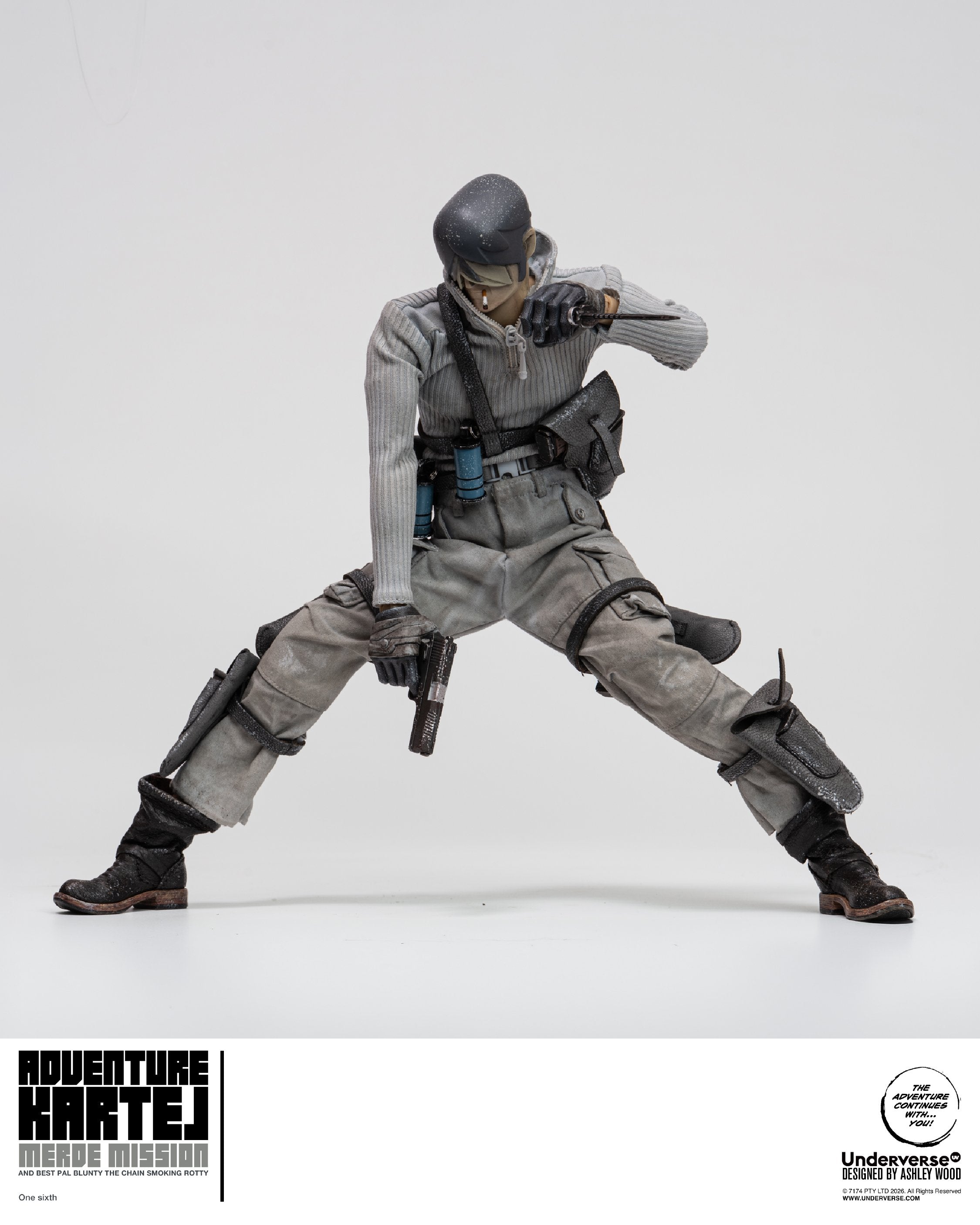 SPECIAL ORDER Underverse - Ashley Wood's Adventure Kartel - Cold Bugger Adventure Merde 1/6 [JP]