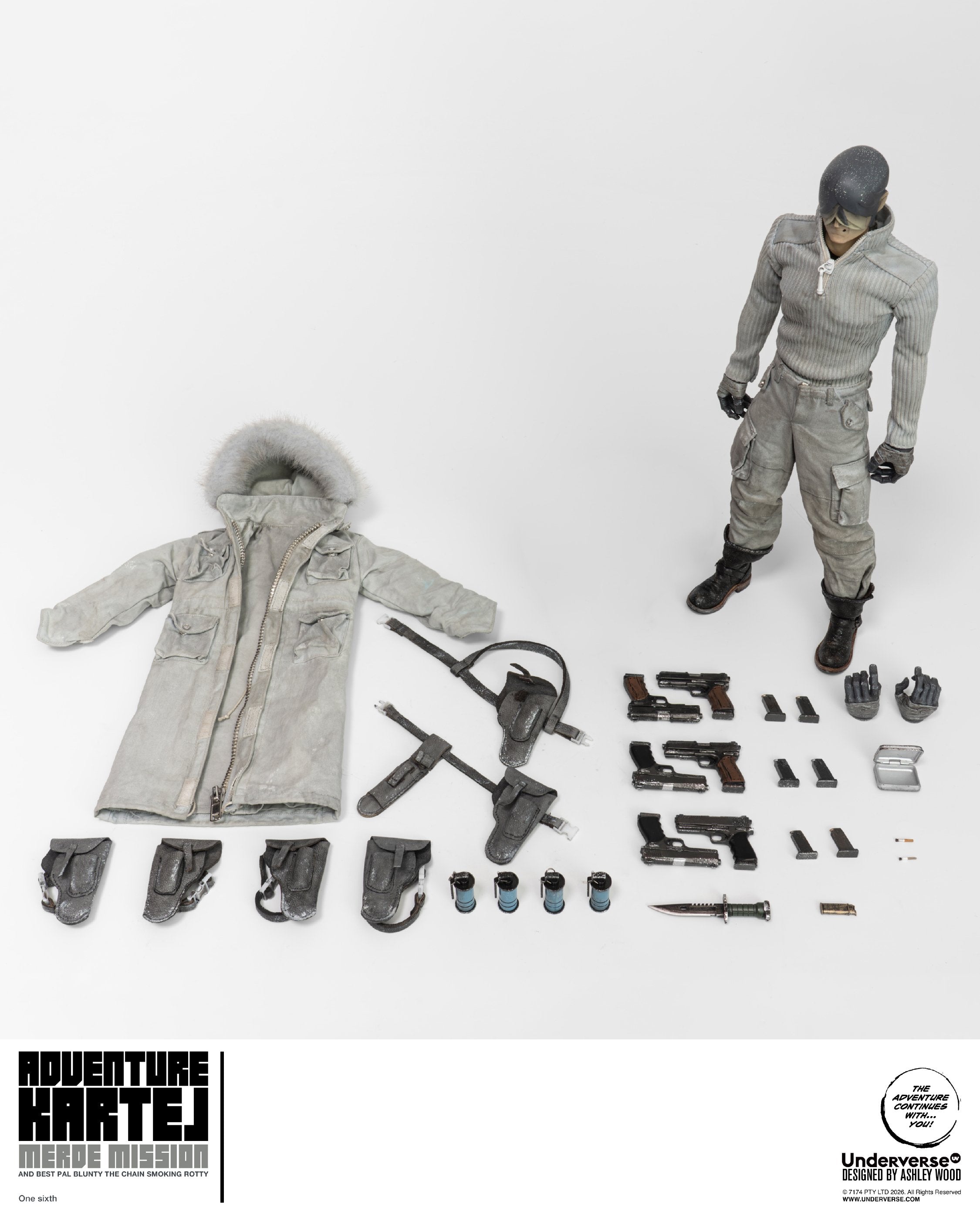 SPECIAL ORDER Underverse - Ashley Wood's Adventure Kartel - Cold Bugger Adventure Merde 1/6 [JP]
