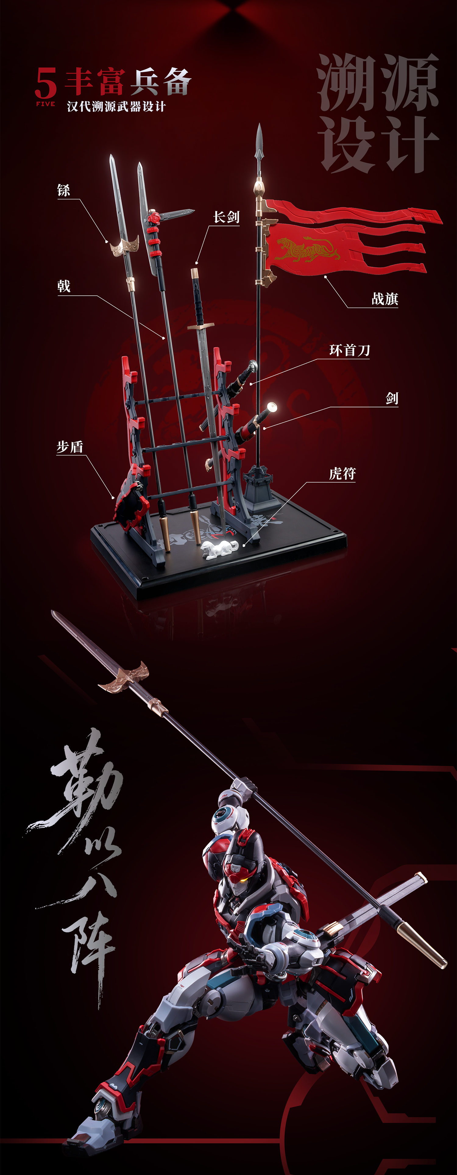 SPECIAL ORDER MOSHOWTOYS - Elite Class - Da Han Hu Ben - Kui Su Zhuang Set [JP]