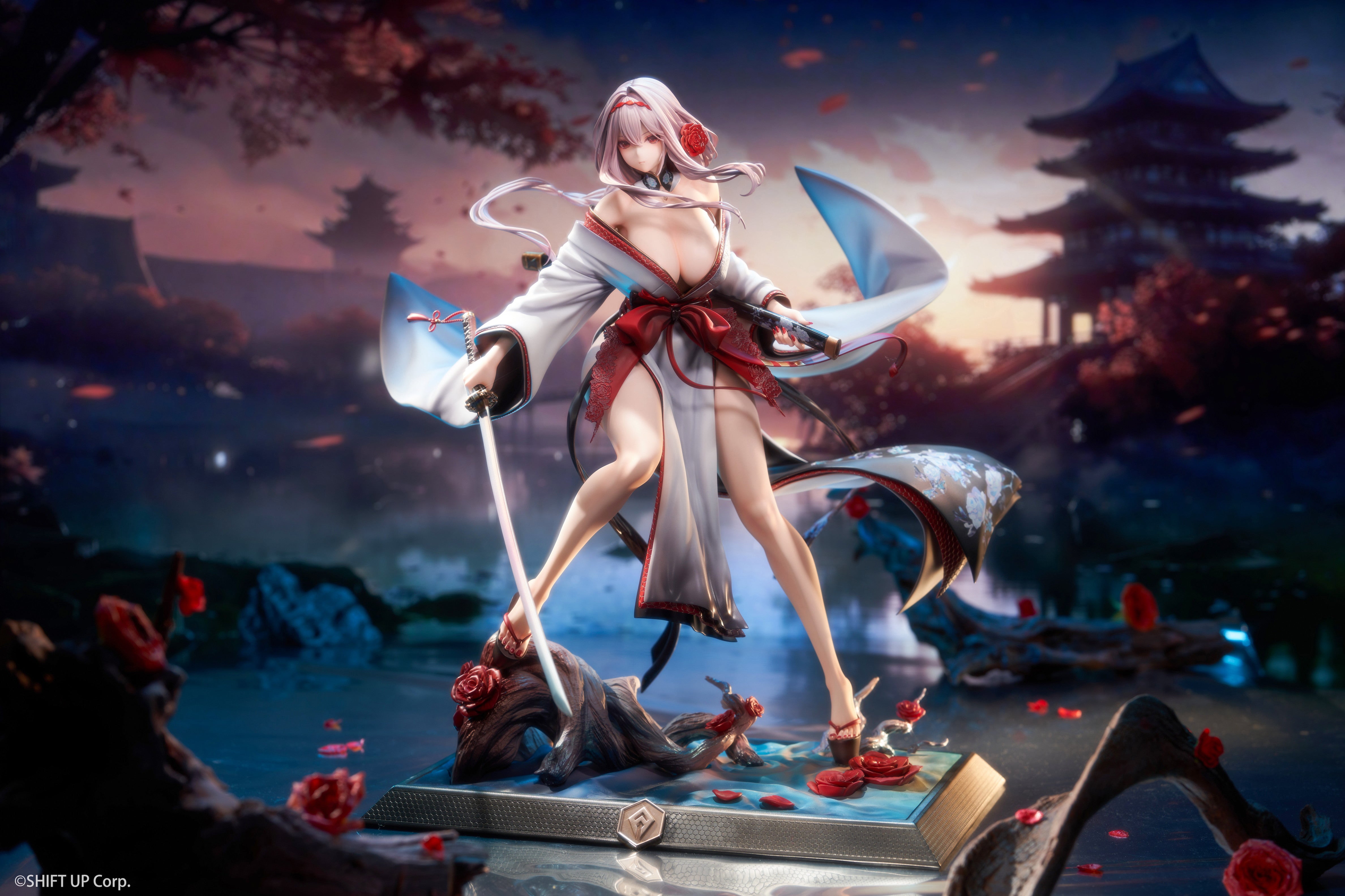 PRE-ORDER Hobby Sakura - Goddess of Victory: Nikke - Scarlet: Black Shadow Longing Flower DX Ver. 1/4