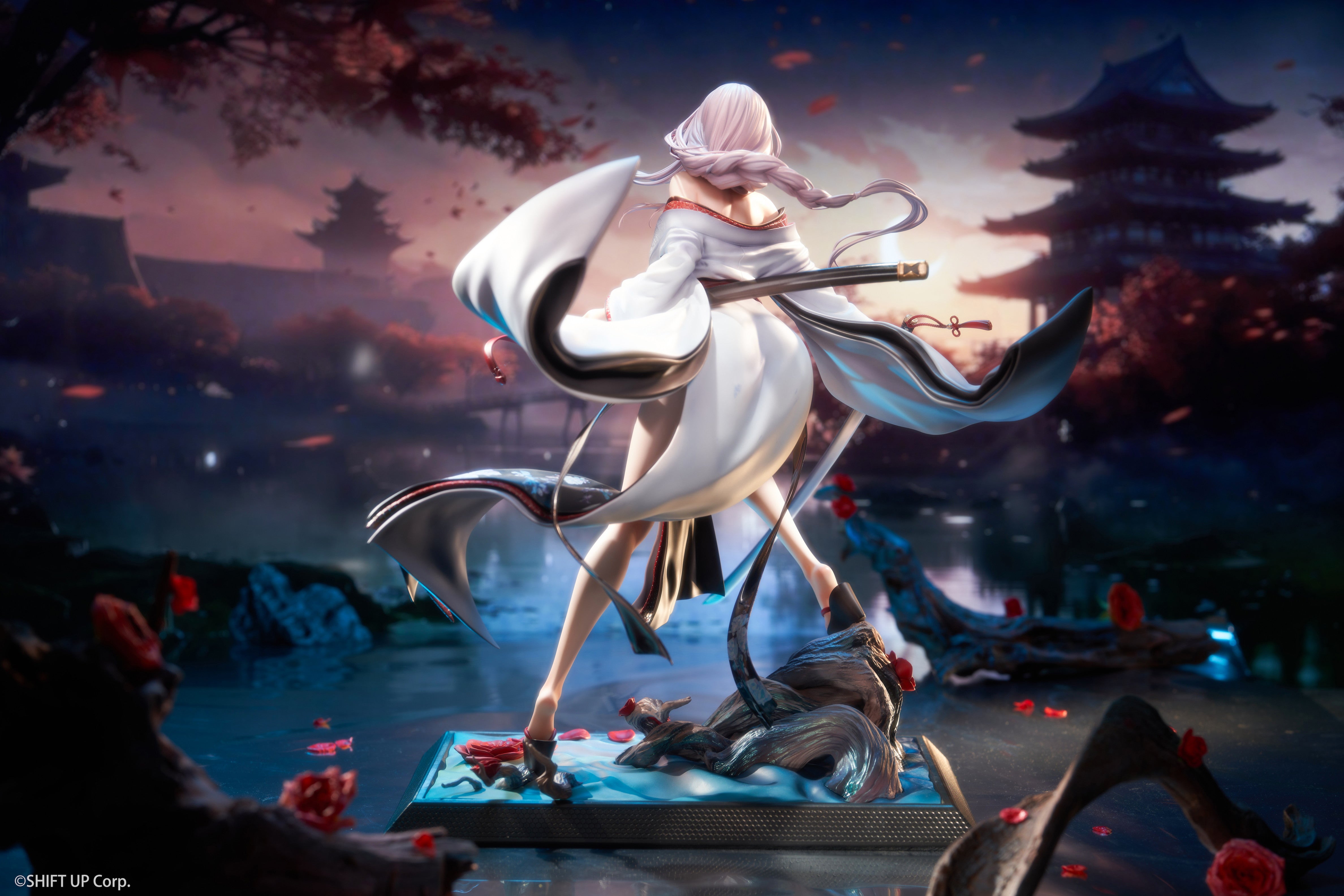 PRE-ORDER Hobby Sakura - Goddess of Victory: Nikke - Scarlet: Black Shadow Longing Flower DX Ver. 1/4