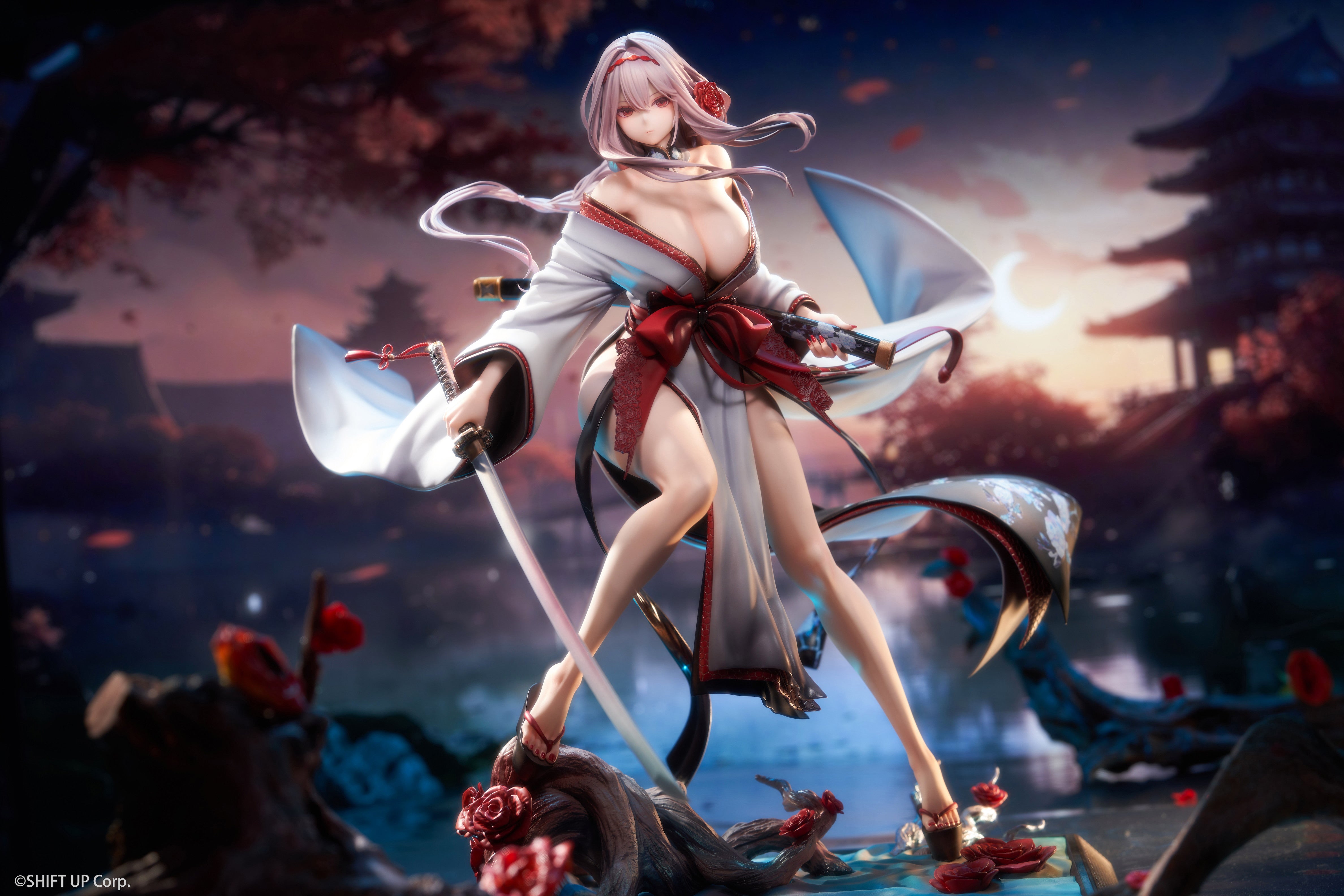 PRE-ORDER Hobby Sakura - Goddess of Victory: Nikke - Scarlet: Black Shadow Longing Flower DX Ver. 1/4
