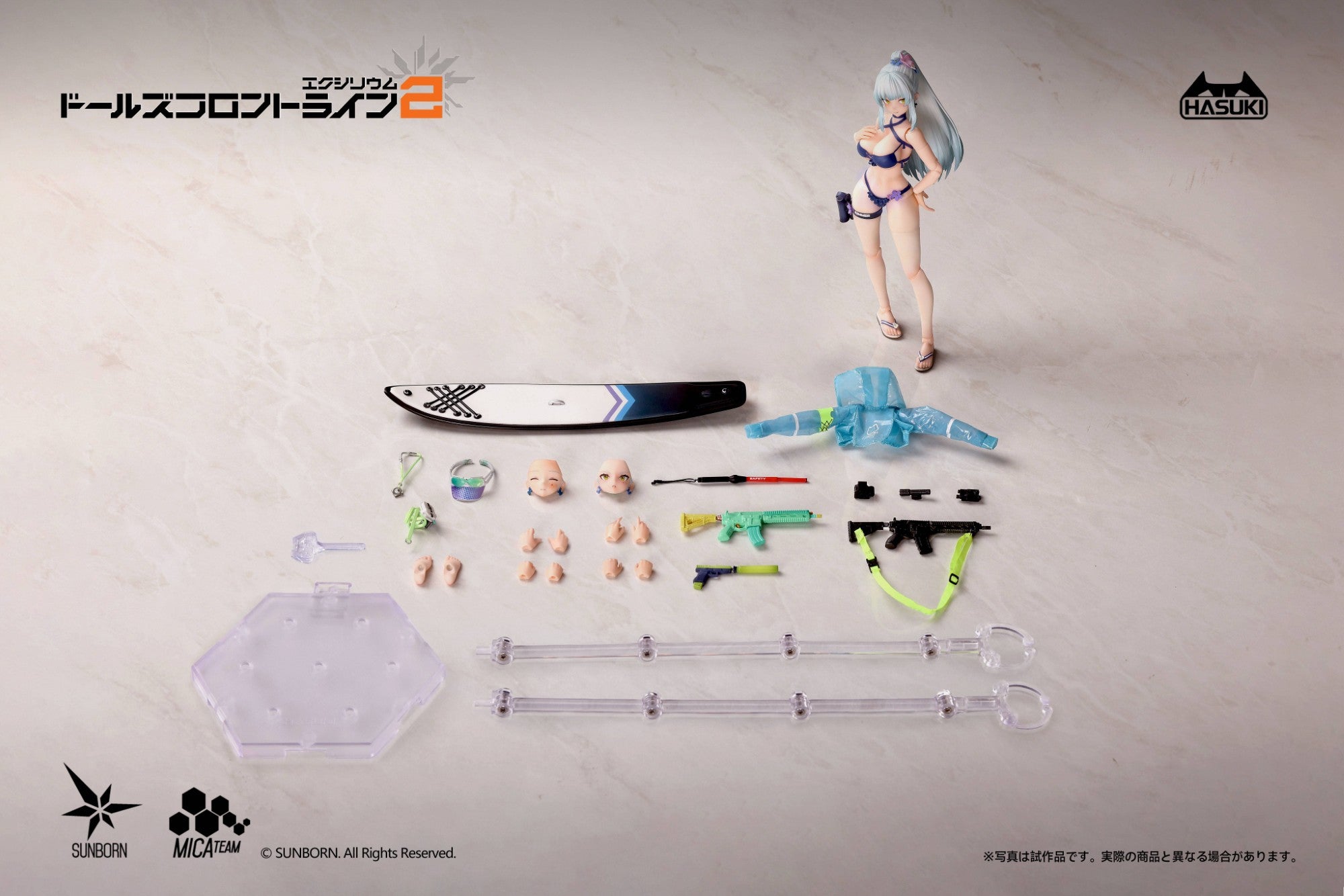 SPECIAL ORDER HASUKI - pocket art PA013 - Girls' Frontline 2: Exilium - Klukai: Cerulean Breaker Ver. 1/12 [JP]