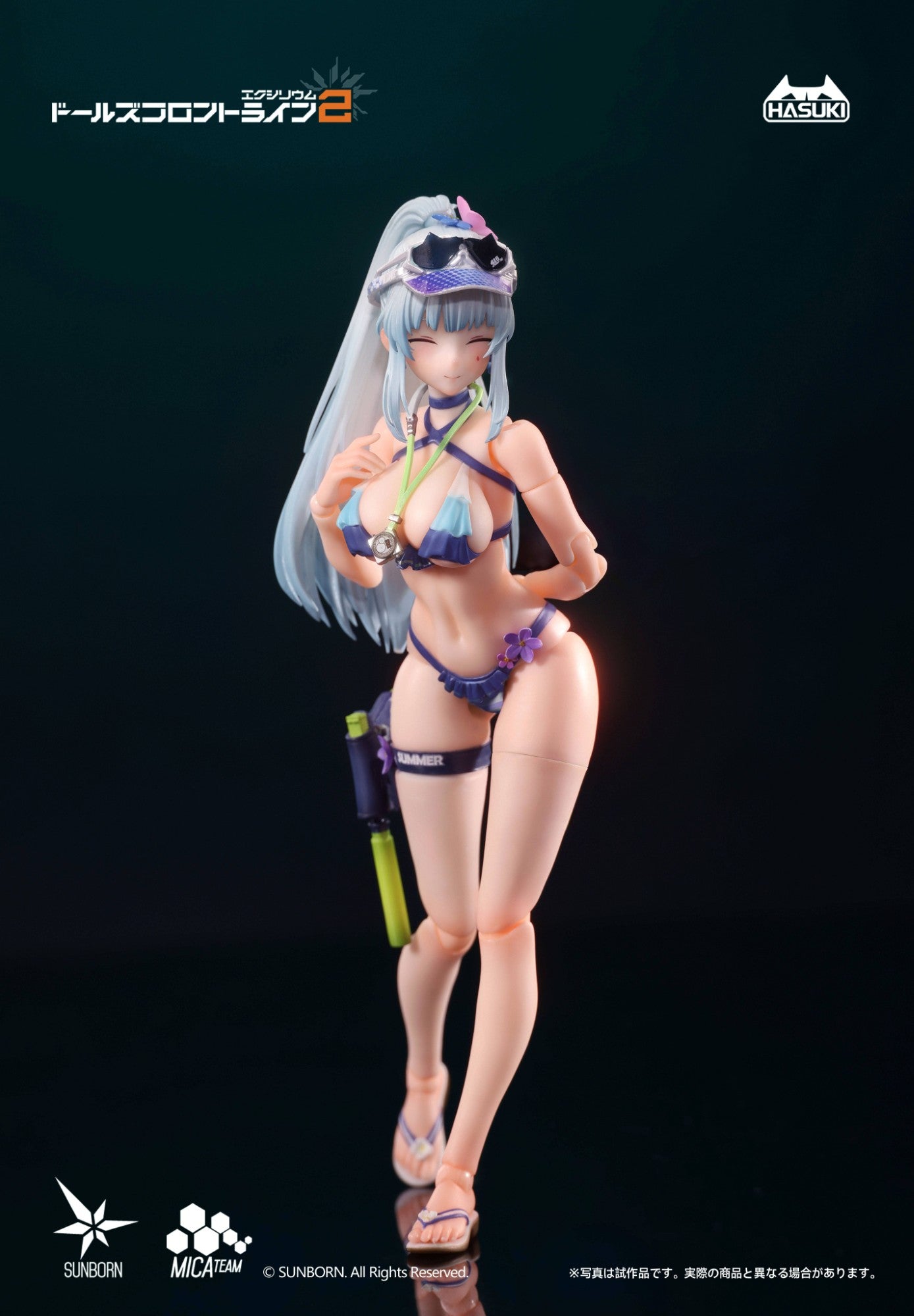 SPECIAL ORDER HASUKI - pocket art PA013 - Girls' Frontline 2: Exilium - Klukai: Cerulean Breaker Ver. Deluxe Edition 1/12 [JP]