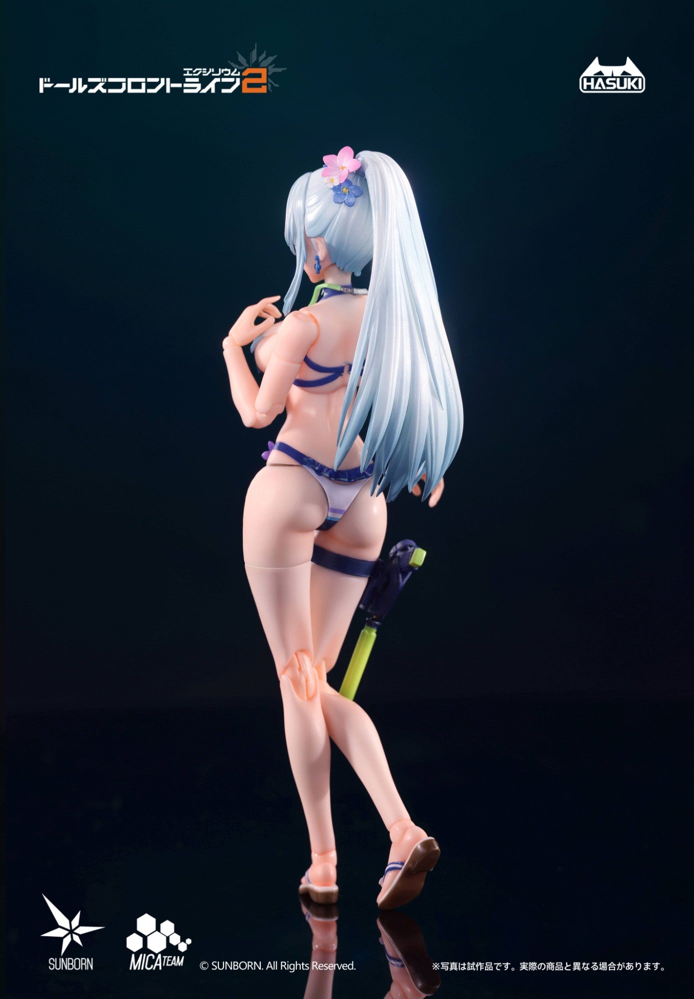 SPECIAL ORDER HASUKI - pocket art PA013 - Girls' Frontline 2: Exilium - Klukai: Cerulean Breaker Ver. Deluxe Edition 1/12 [JP]
