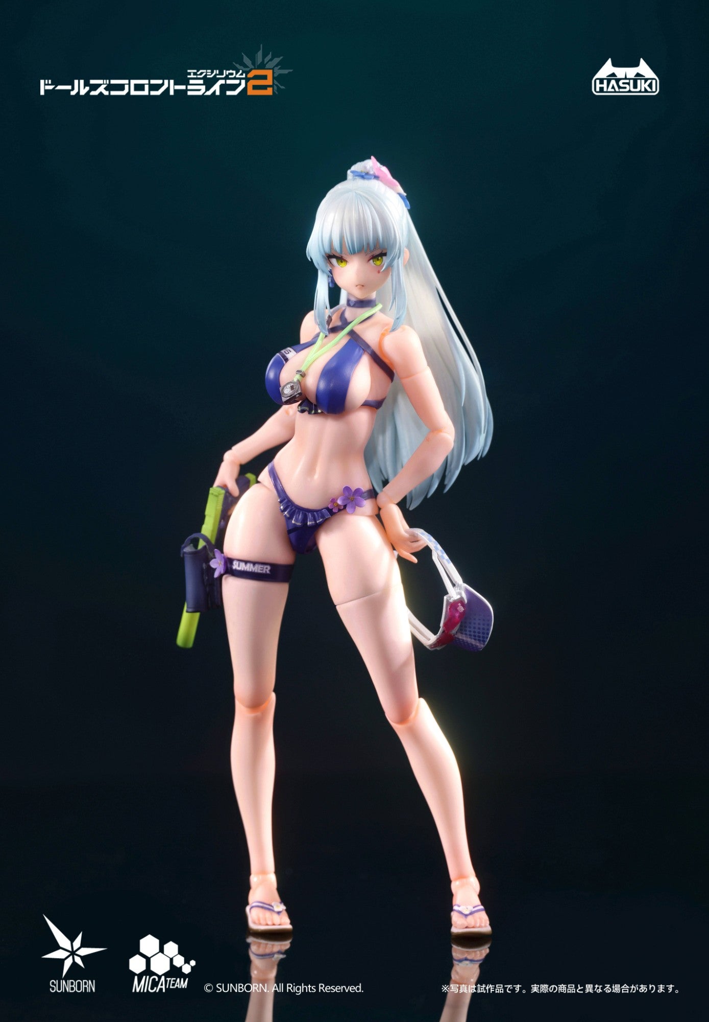 SPECIAL ORDER HASUKI - pocket art PA013 - Girls' Frontline 2: Exilium - Klukai: Cerulean Breaker Ver. Deluxe Edition 1/12 [JP]