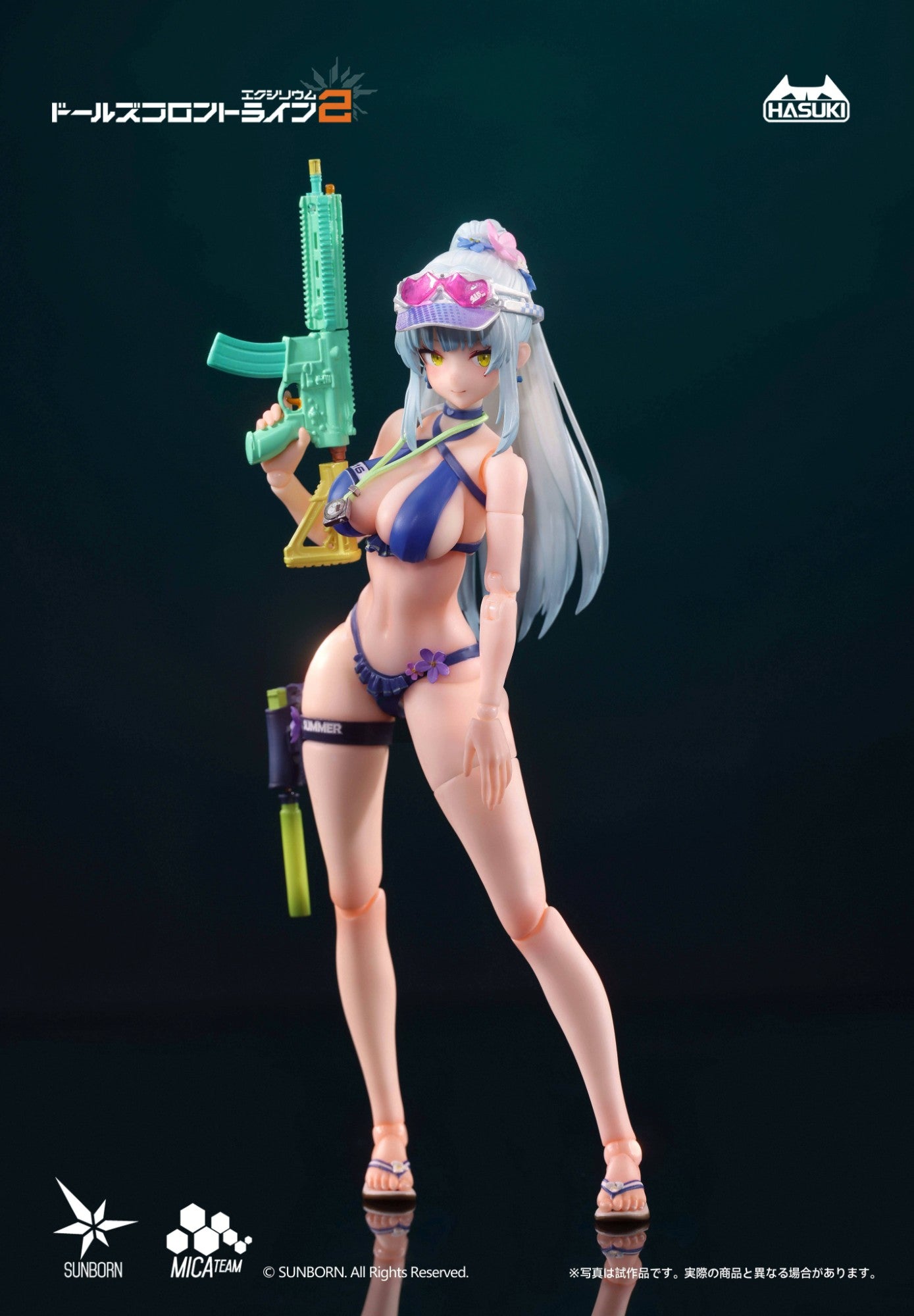 SPECIAL ORDER HASUKI - pocket art PA013 - Girls' Frontline 2: Exilium - Klukai: Cerulean Breaker Ver. Deluxe Edition 1/12 [JP]
