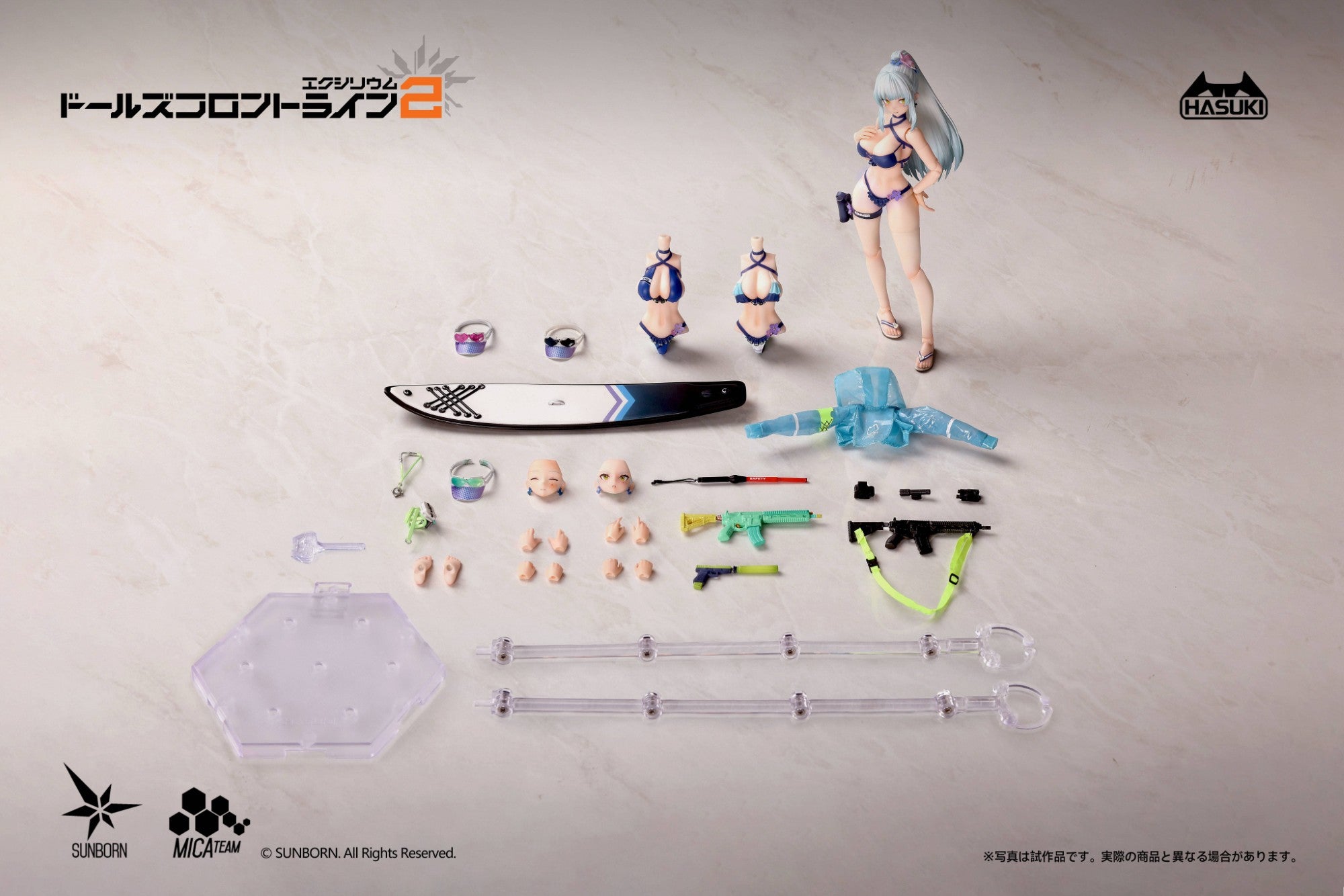 SPECIAL ORDER HASUKI - pocket art PA013 - Girls' Frontline 2: Exilium - Klukai: Cerulean Breaker Ver. Deluxe Edition 1/12 [JP]