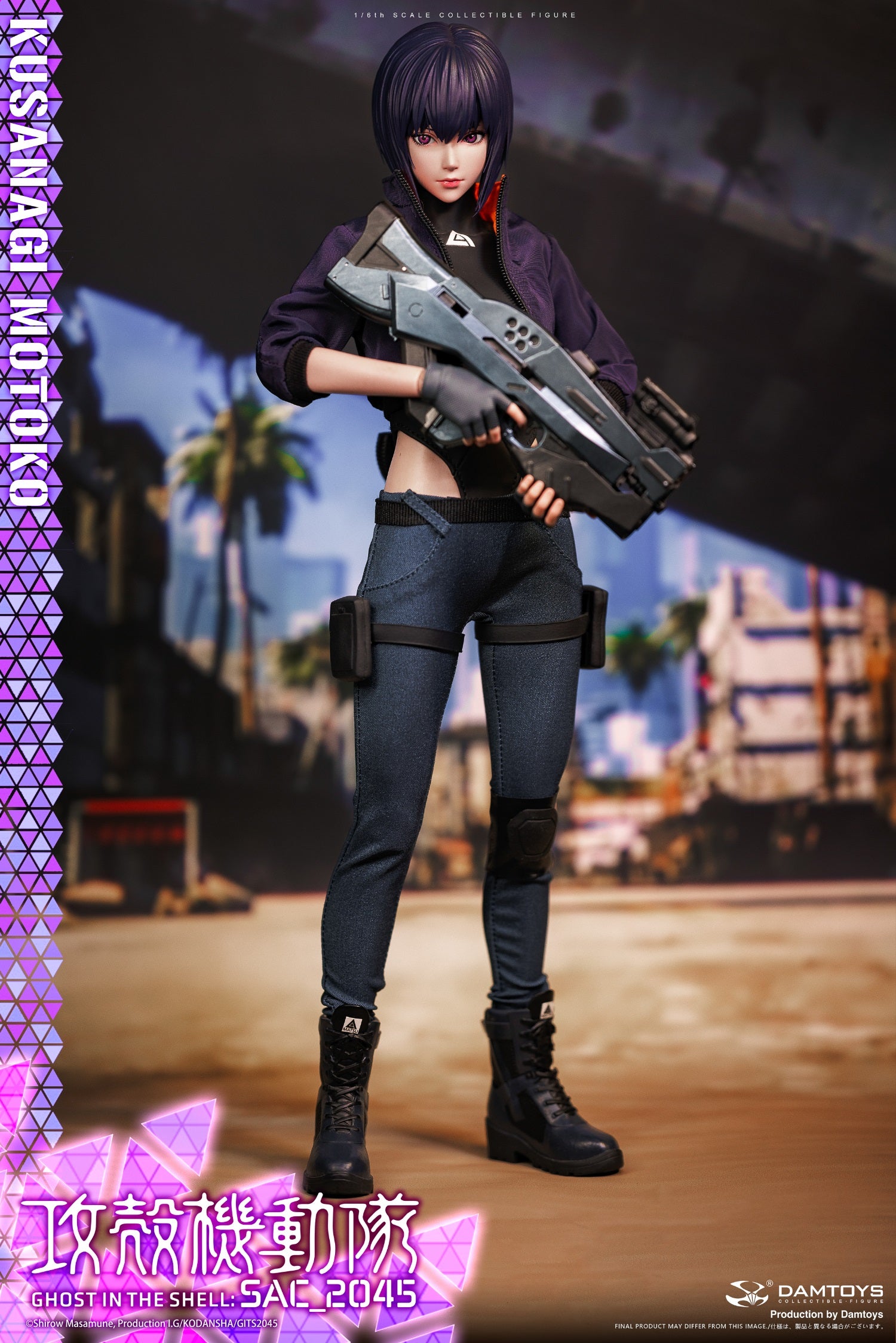PRE-ORDER DAMTOYS - Ghost in the Shell: SAC_2045 - Motoko Kusanagi: Casual Clothes Ver. 1/6