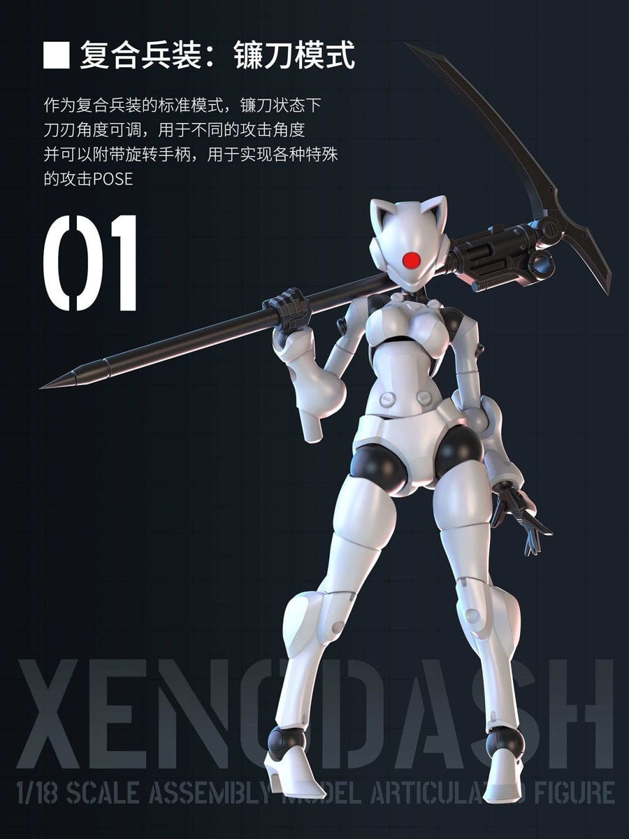 SPECIAL ORDER SHEIK MAINLAND - 3 min project - Xenodash: White 1/18 [JP]
